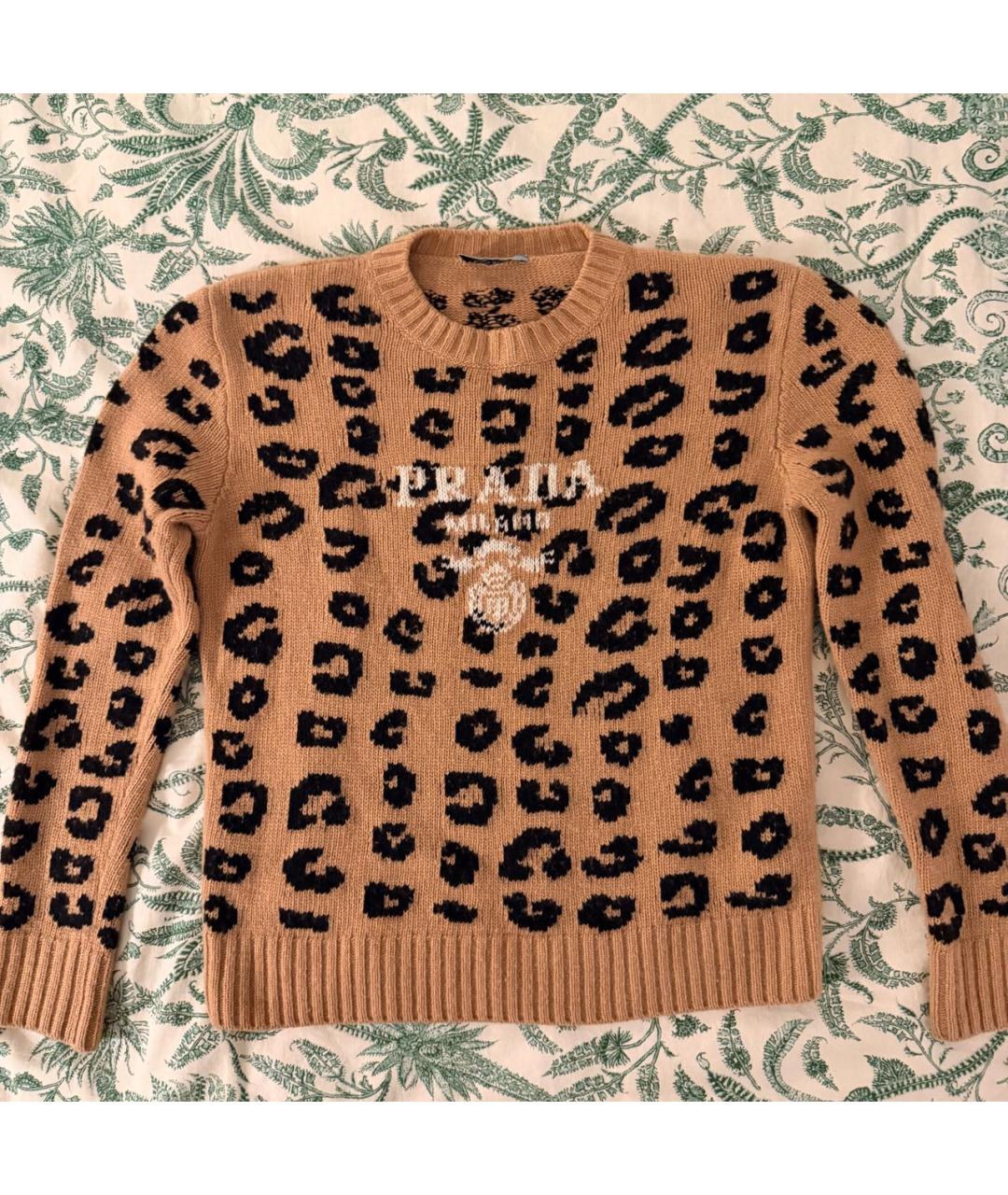 PRADA Коричневый джемпер / свитер, фото 6