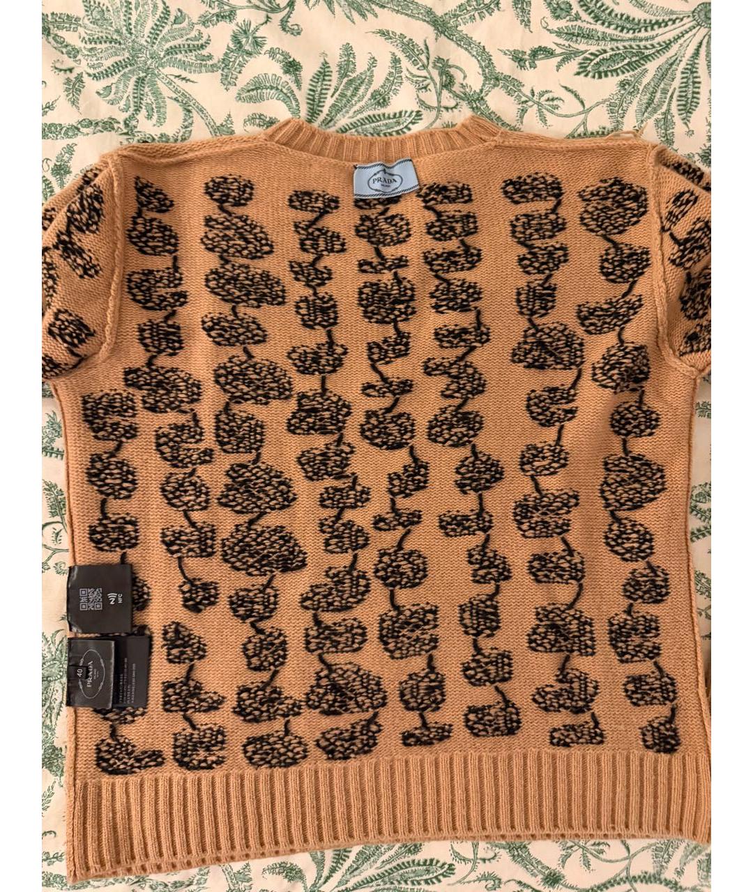 PRADA Коричневый джемпер / свитер, фото 3