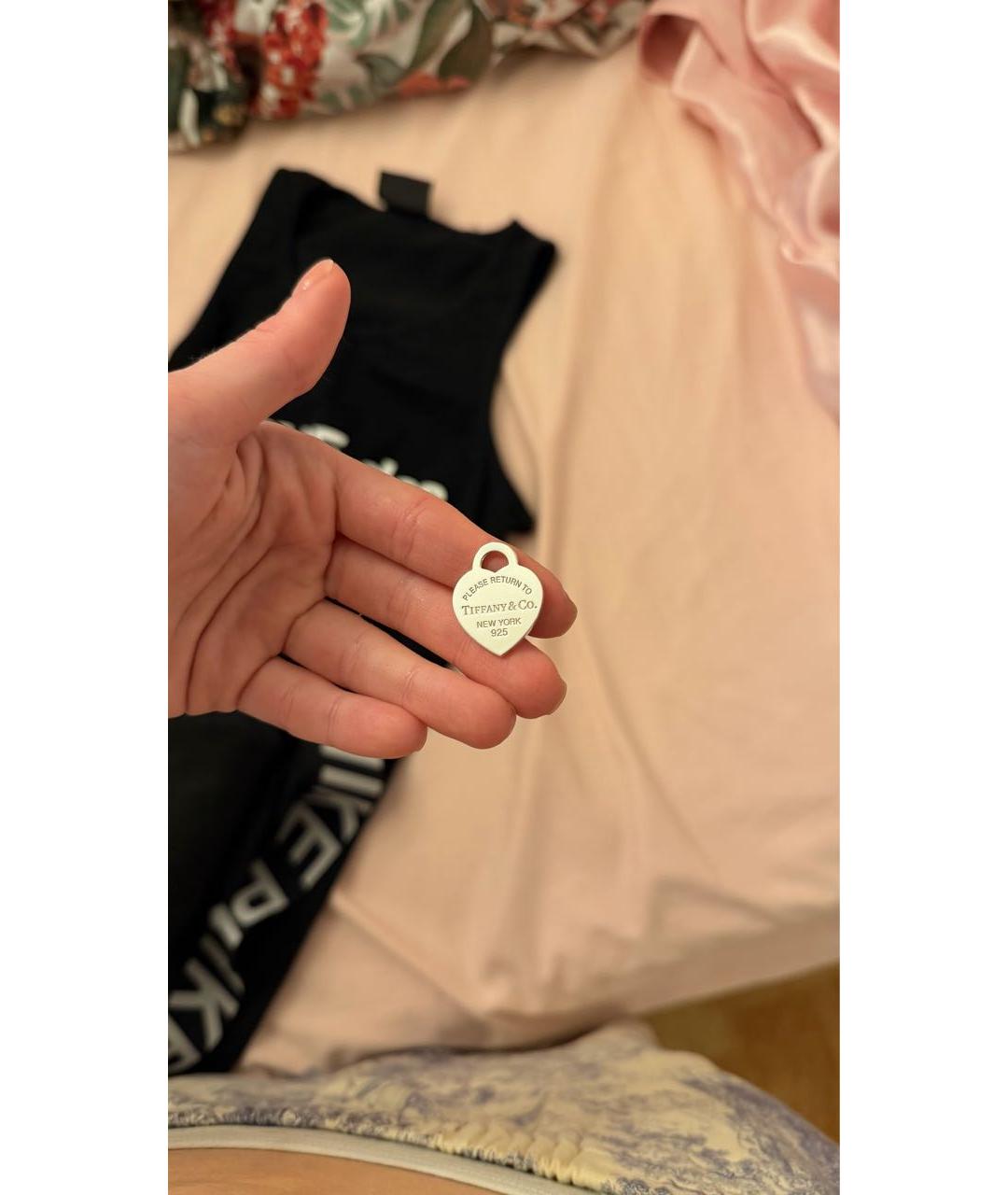 TIFFANY&CO Серебрянный серебряный кулон, фото 3