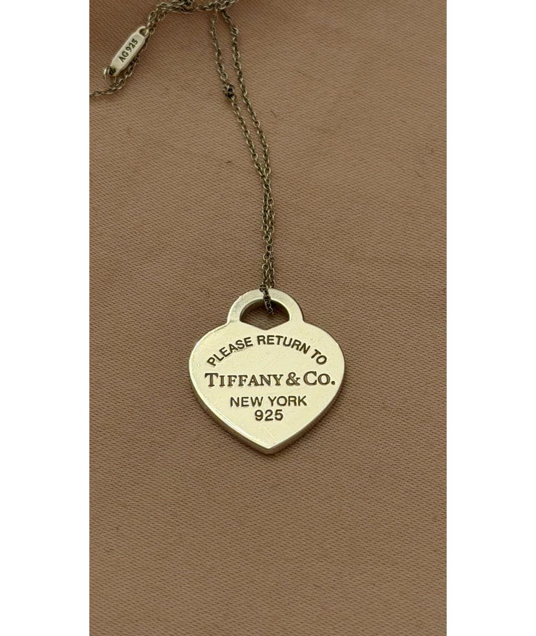 TIFFANY&CO Серебрянный серебряный кулон, фото 8