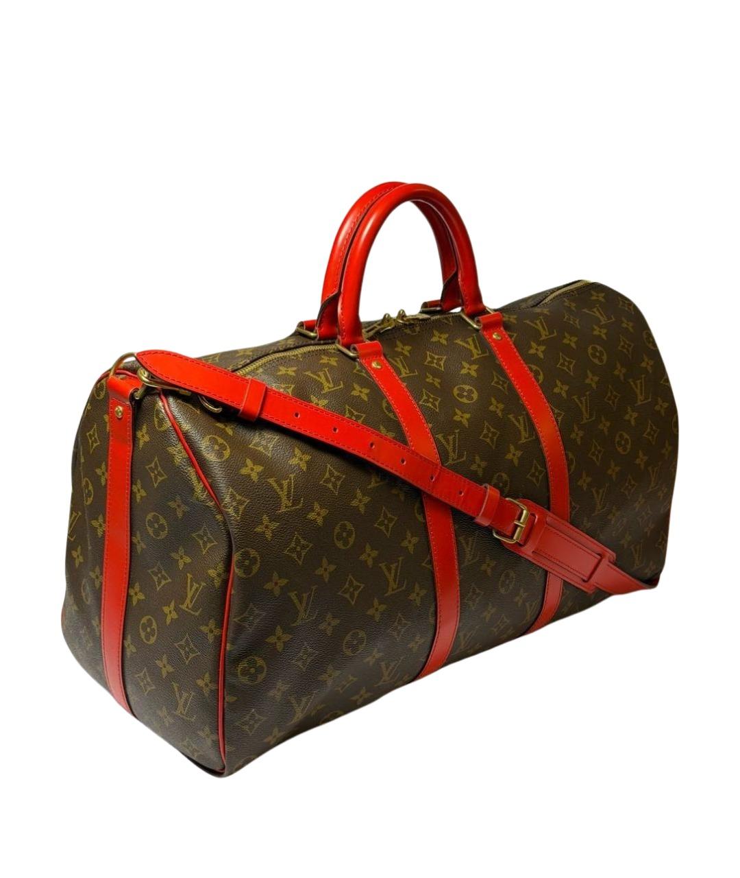 LOUIS VUITTON Коричневая дорожная/спортивная сумка, фото 1
