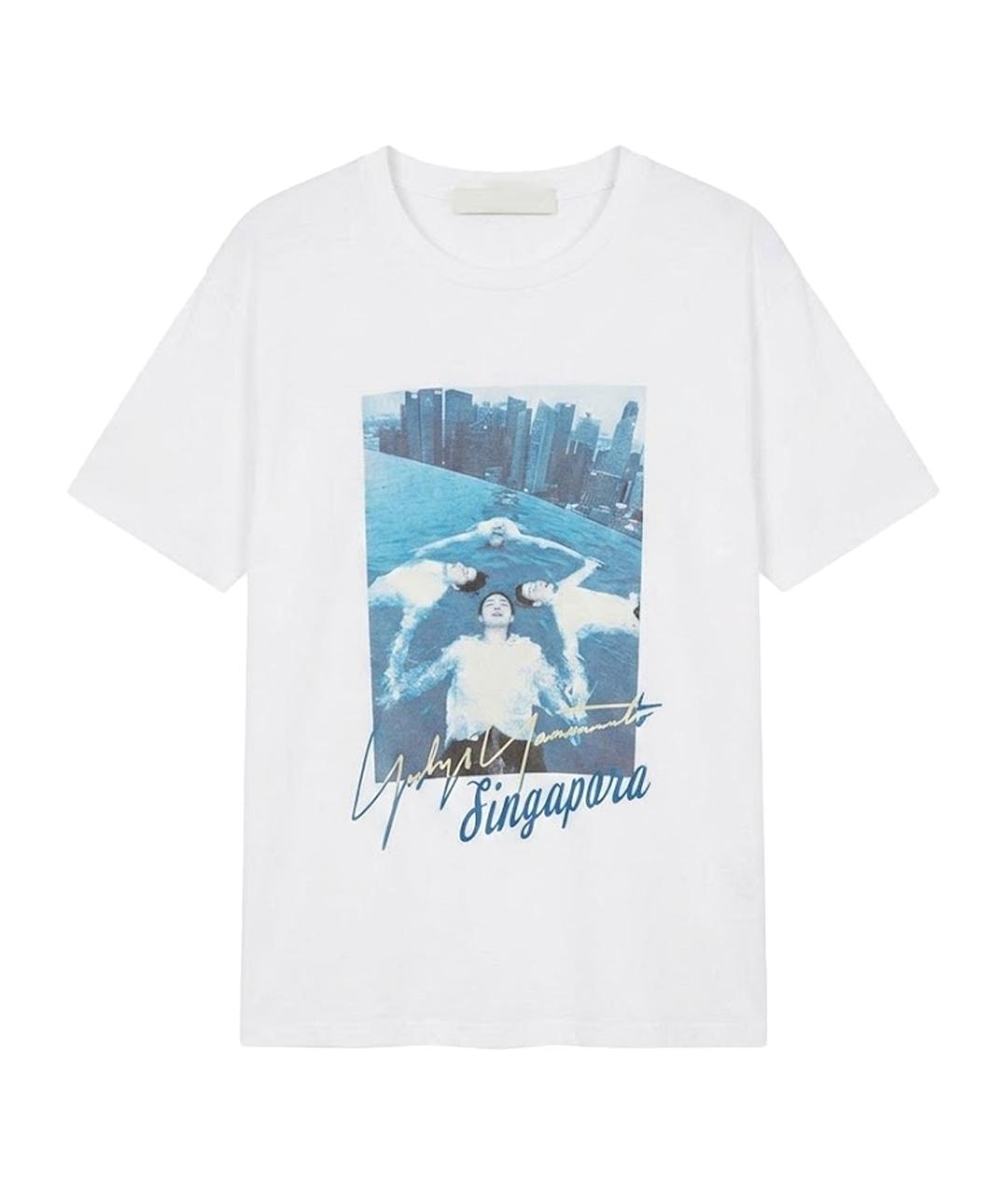 YOHJI YAMAMOTO Белая хлопковая футболка, фото 1