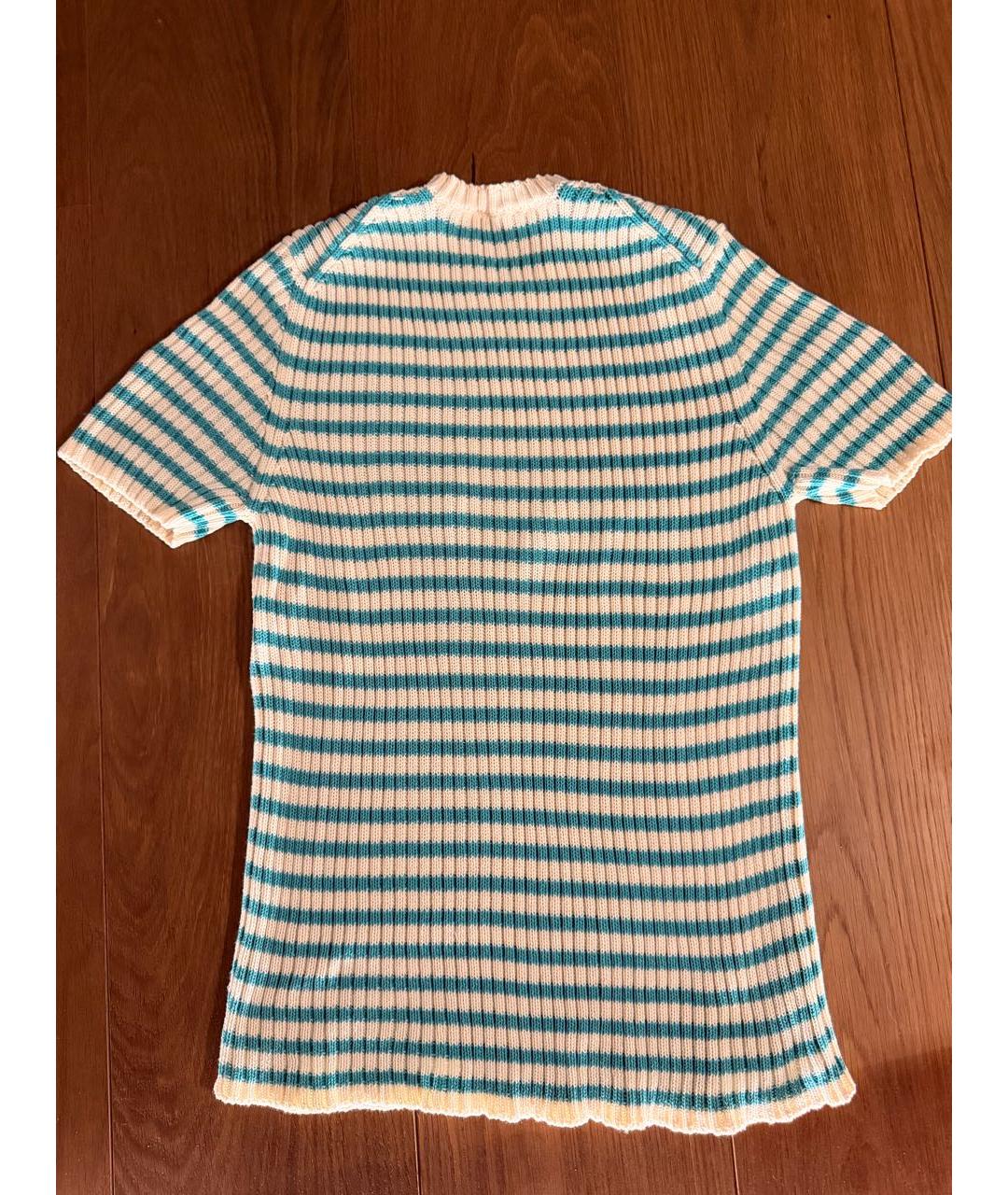 CHRISTIAN DIOR Бирюзовая футболка, фото 2