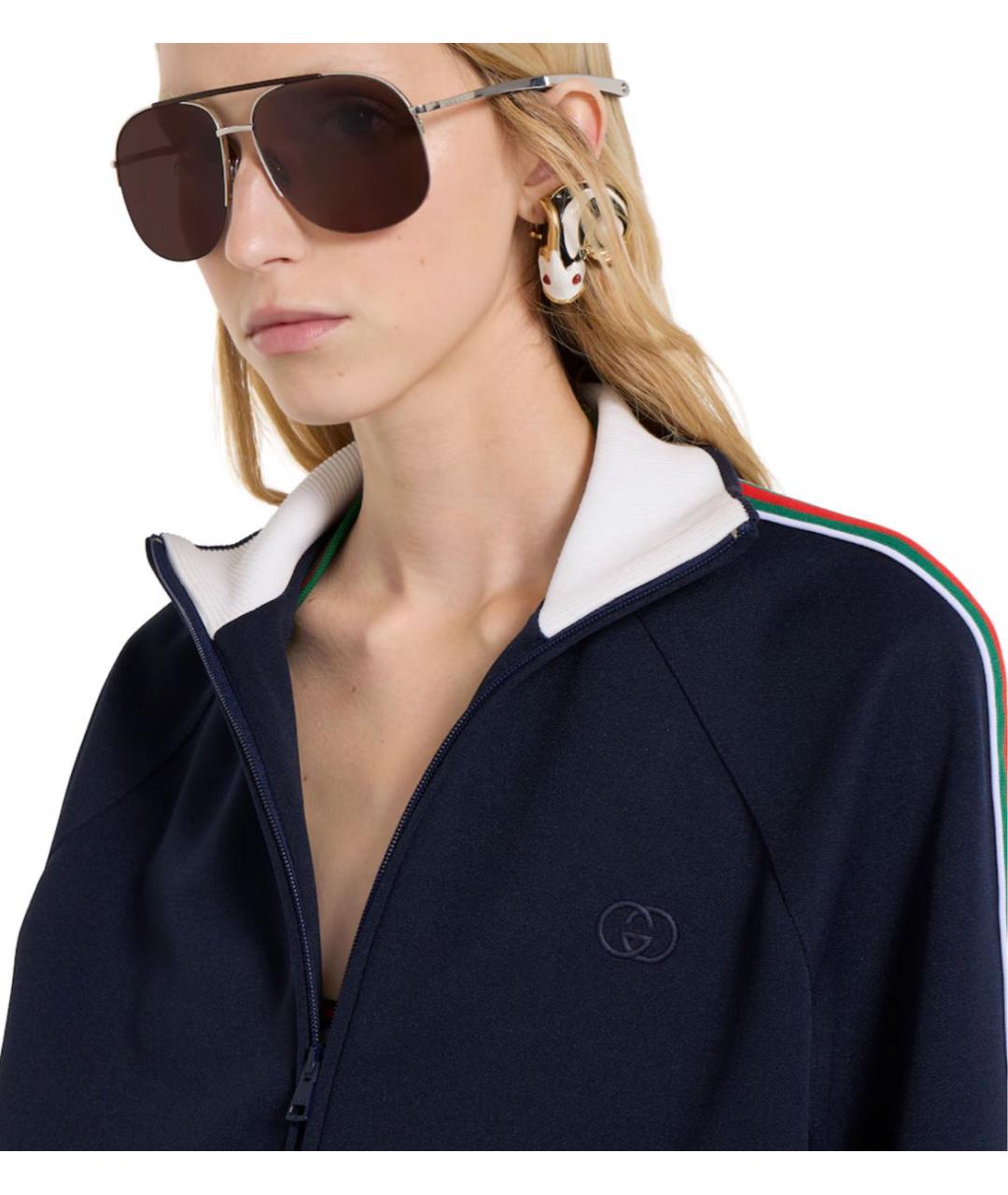 GUCCI Синий костюм с брюками, фото 5