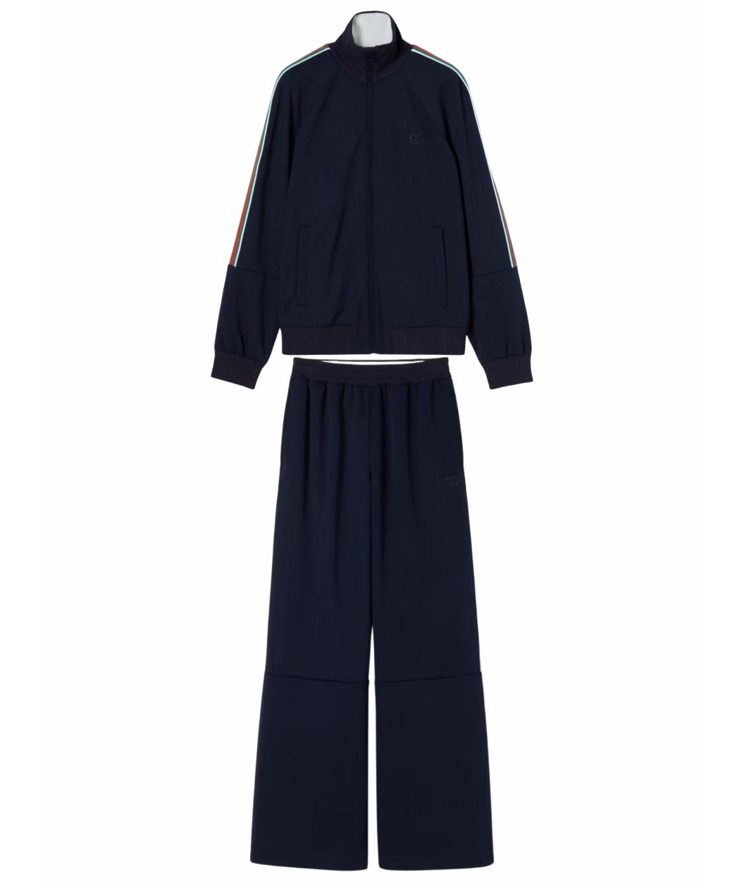 GUCCI Синий костюм с брюками, фото 1
