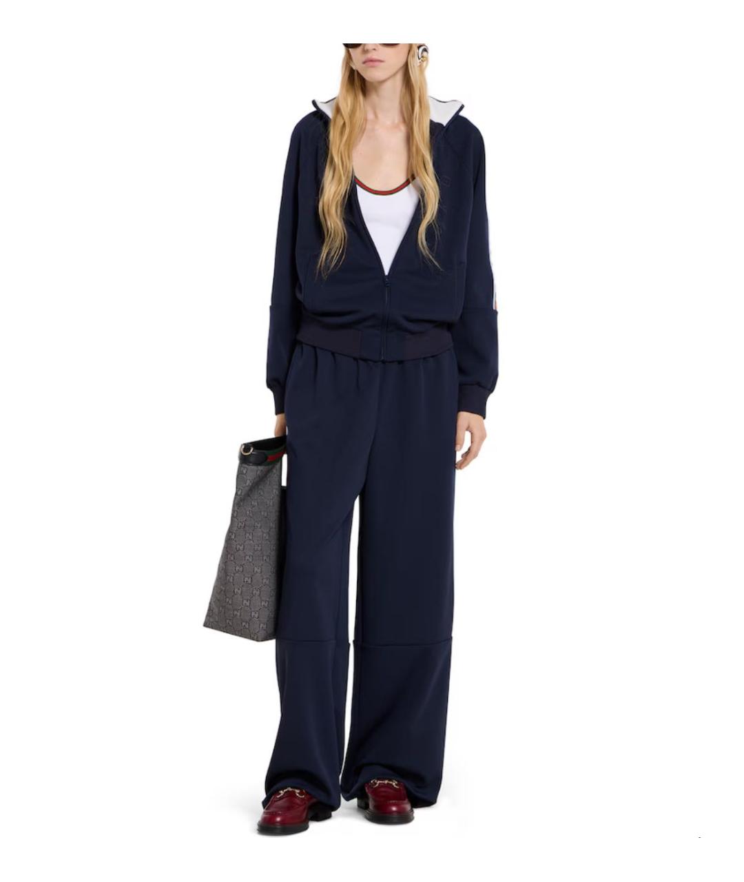 GUCCI Синий костюм с брюками, фото 3