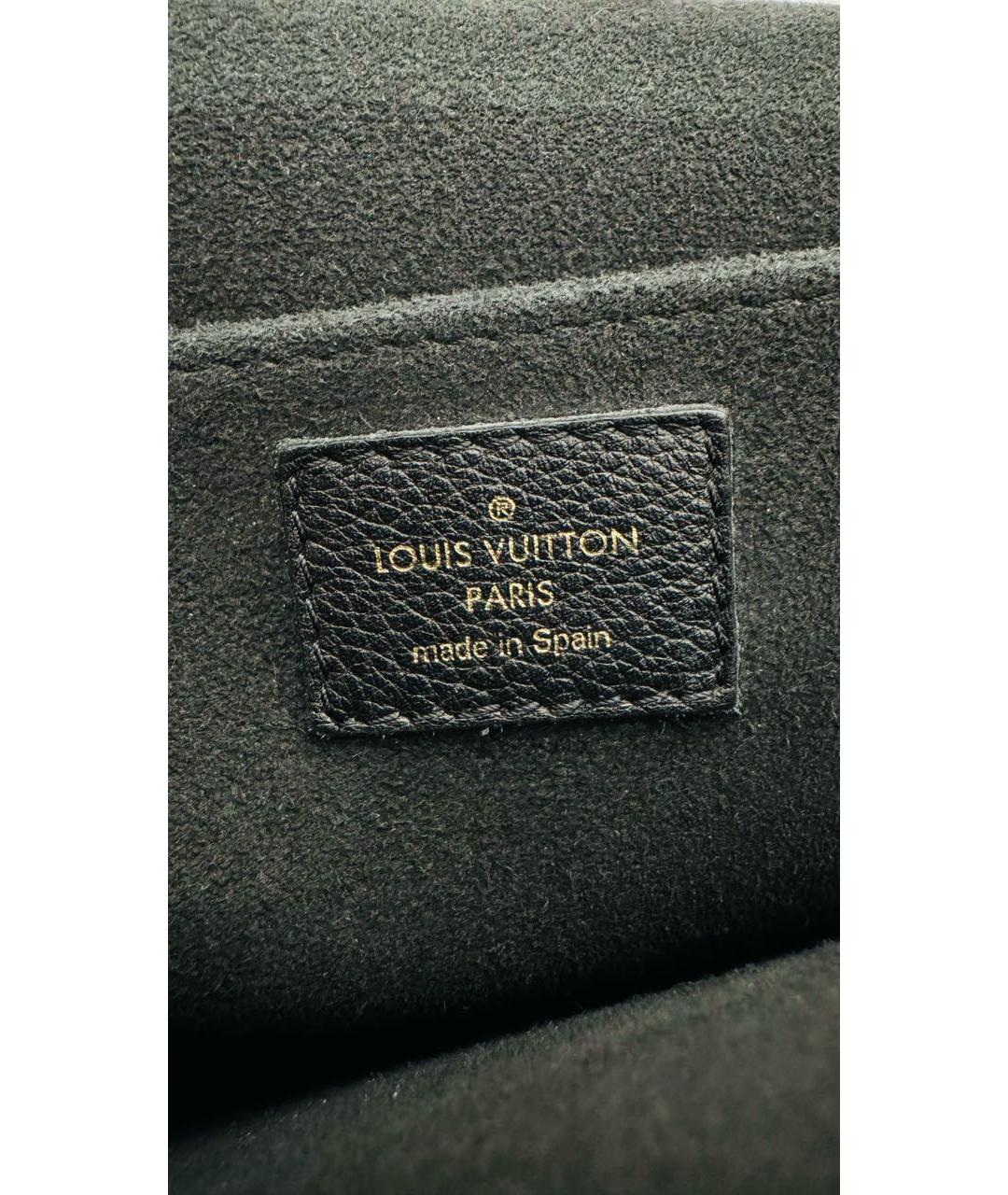 LOUIS VUITTON Коричневая кожаная сумка через плечо, фото 5