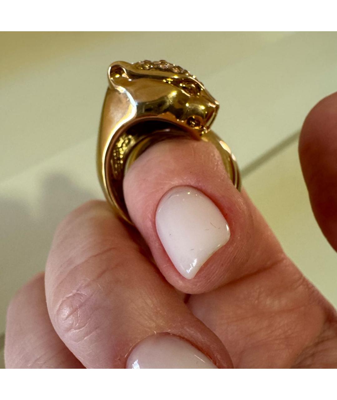 ROBERTO CAVALLI Золотое латунное кольцо, фото 5