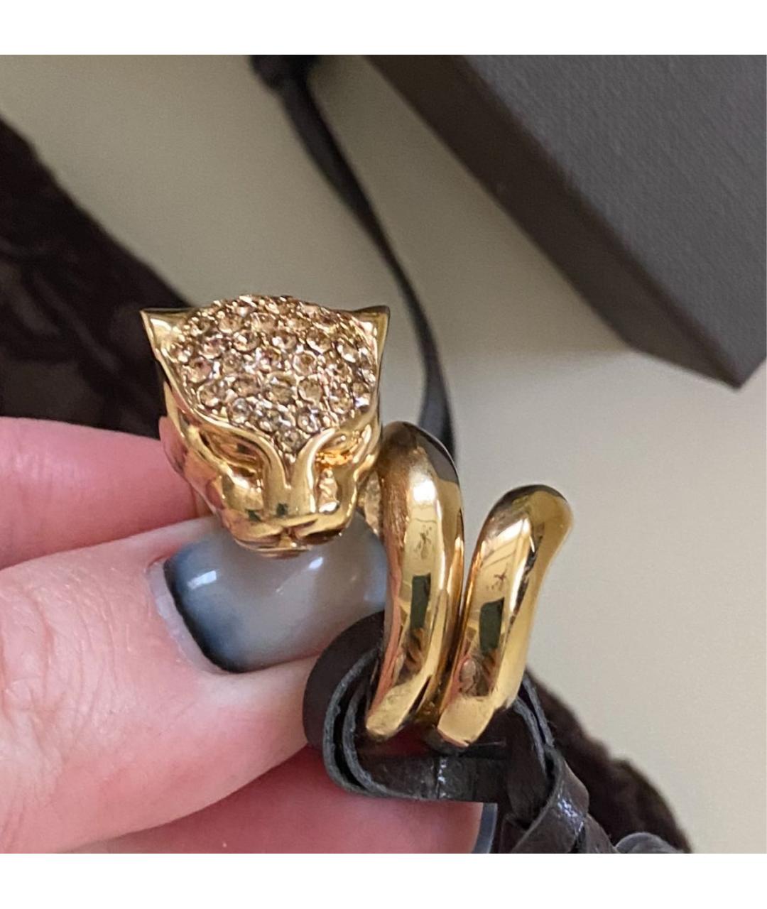 ROBERTO CAVALLI Золотое латунное кольцо, фото 6