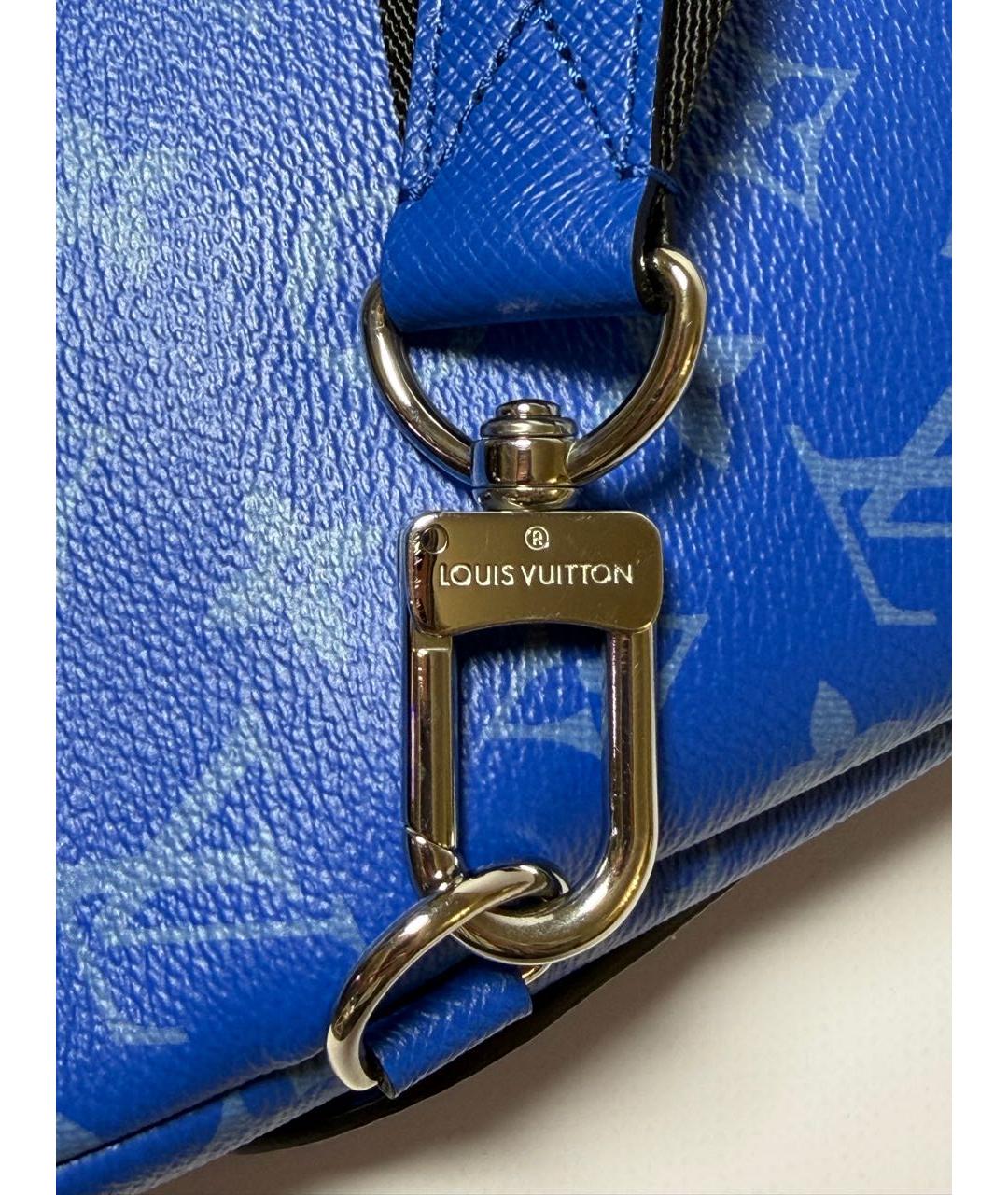 LOUIS VUITTON Синяя сумка на плечо, фото 7