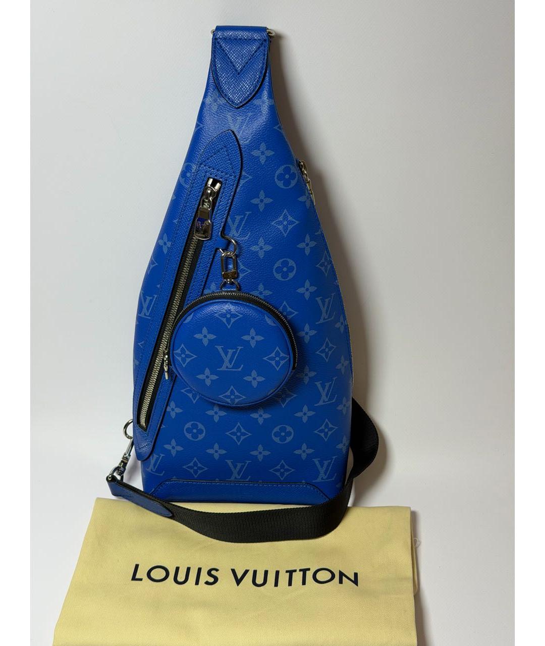 LOUIS VUITTON Синяя сумка на плечо, фото 9