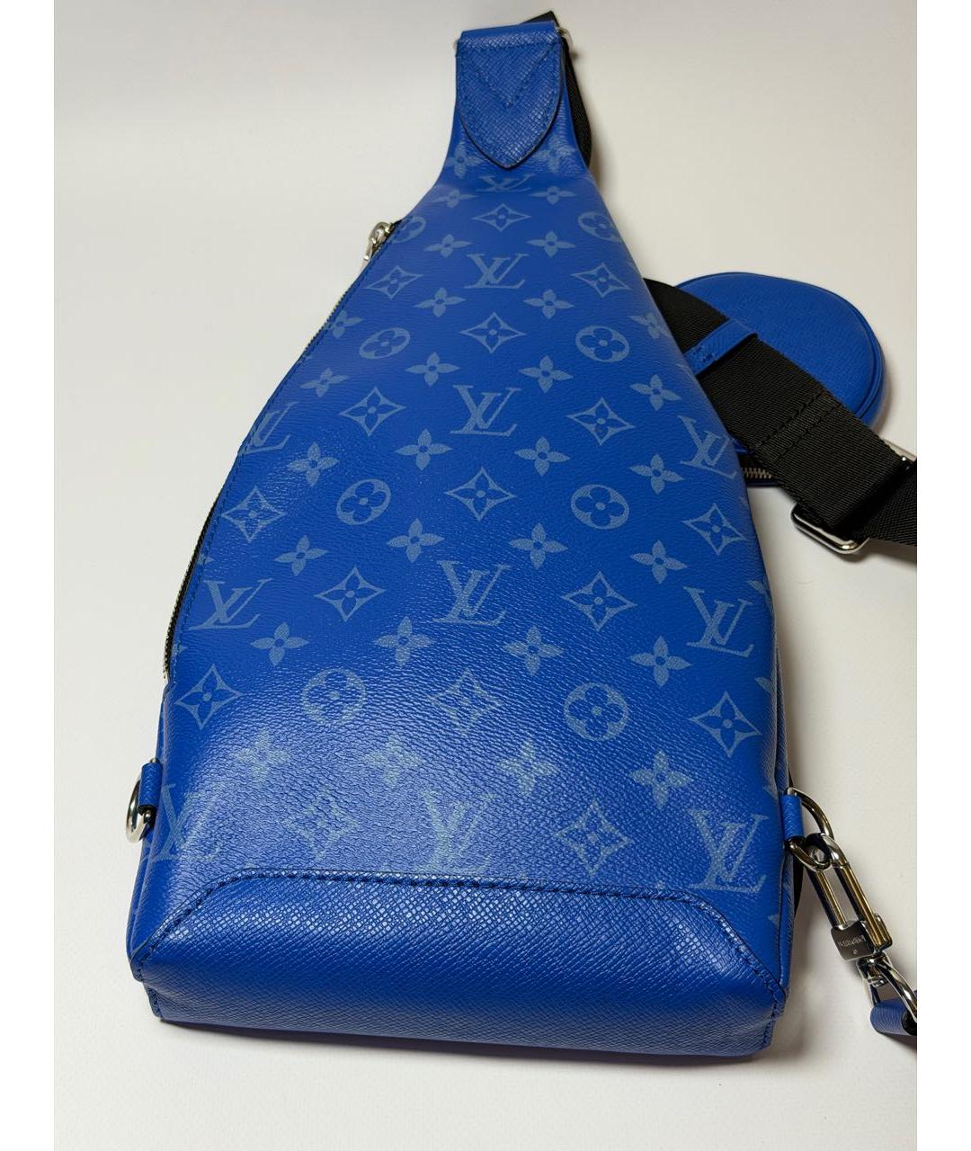 LOUIS VUITTON Синяя сумка на плечо, фото 6