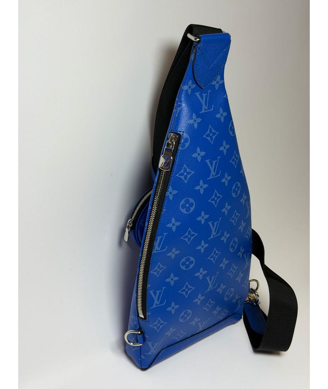 LOUIS VUITTON Синяя сумка на плечо, фото 2