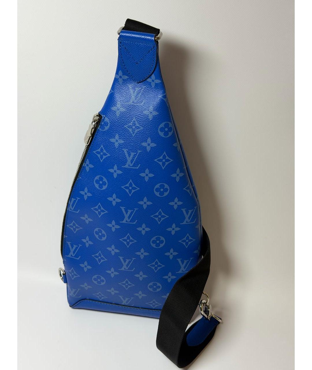LOUIS VUITTON Синяя сумка на плечо, фото 3
