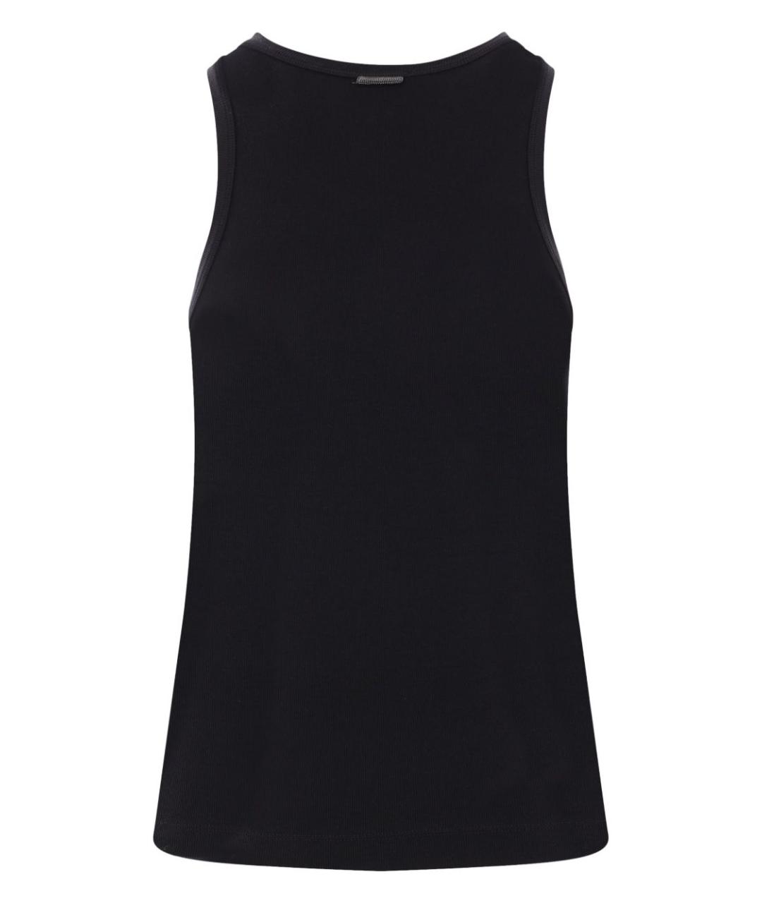 BRUNELLO CUCINELLI Черная майка, фото 4