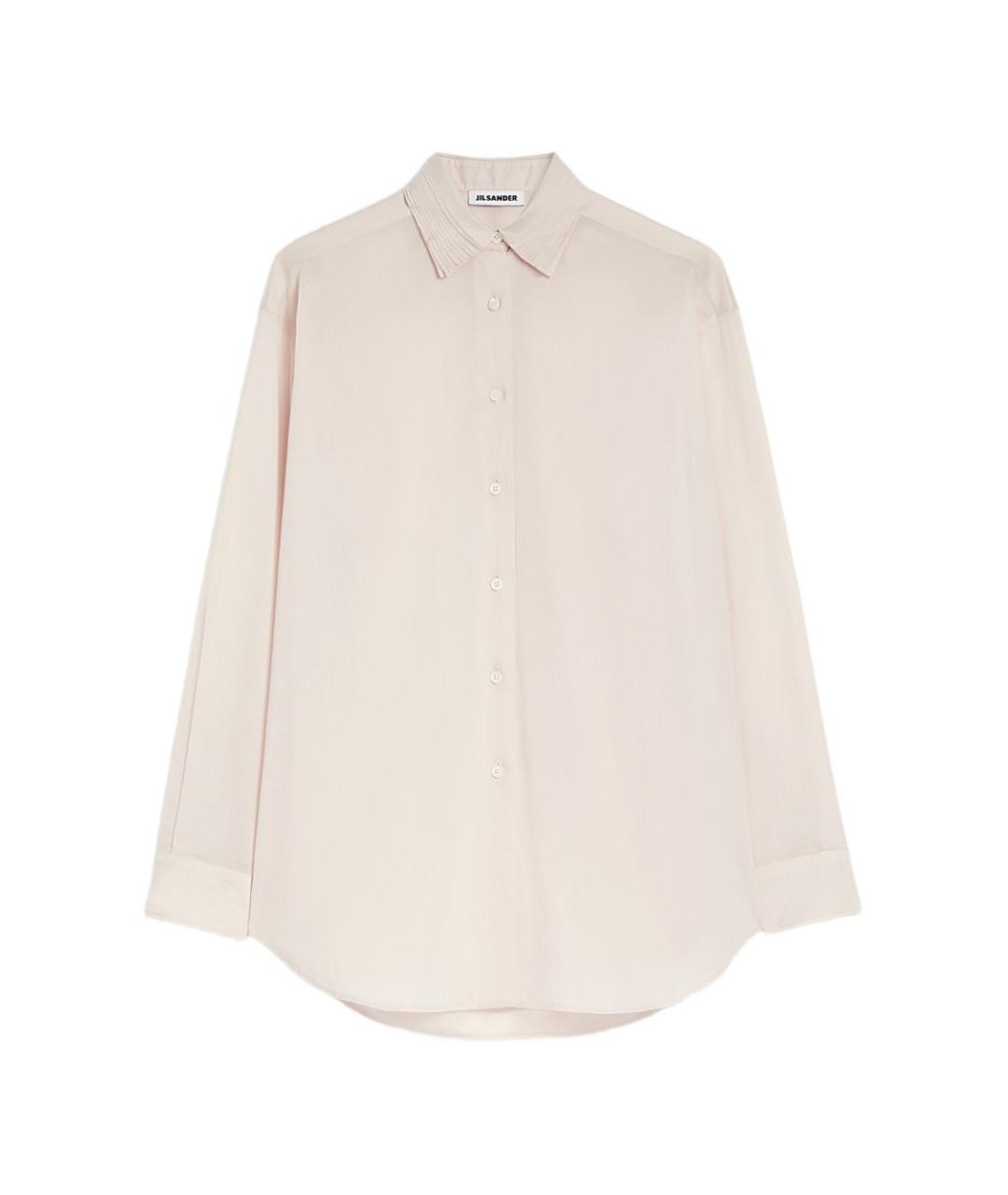 JIL SANDER Бежевая хлопковая рубашка, фото 1