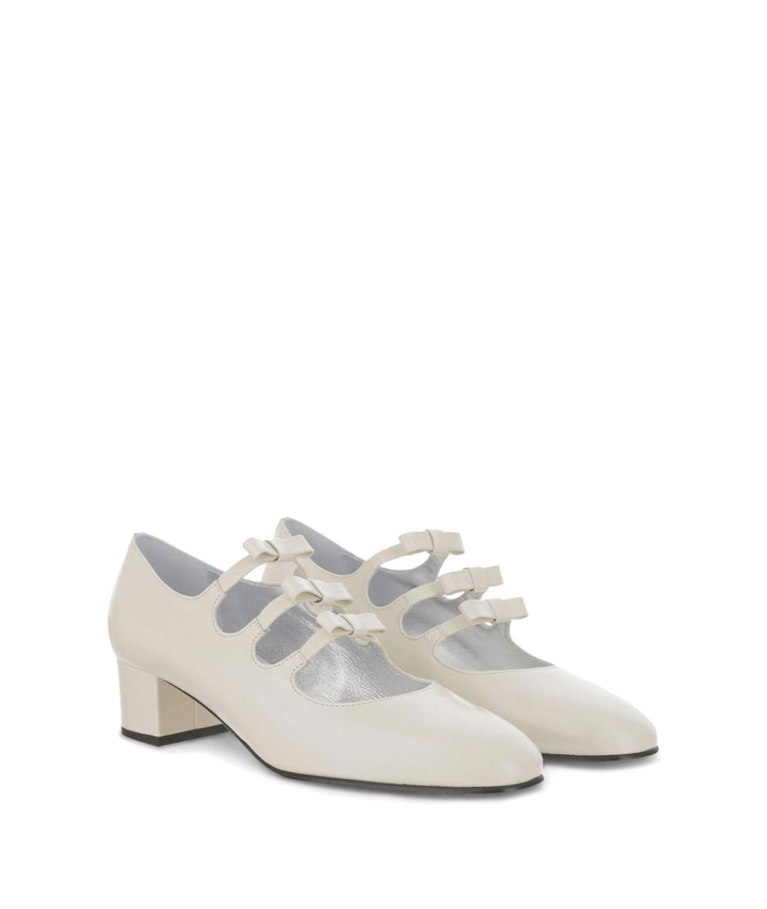 CAREL Бежевые кожаные туфли, фото 3