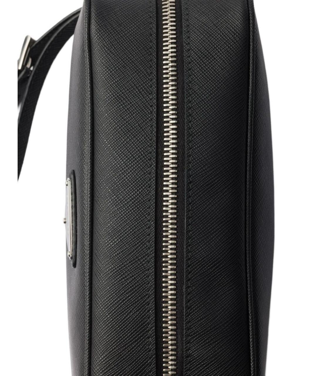 PRADA Черная кожаная косметичка, фото 2
