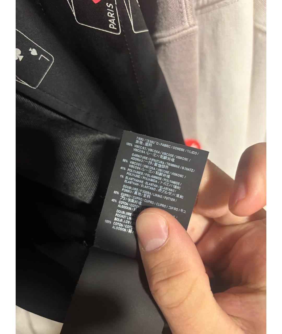 SAINT LAURENT Черная вискозная куртка, фото 4