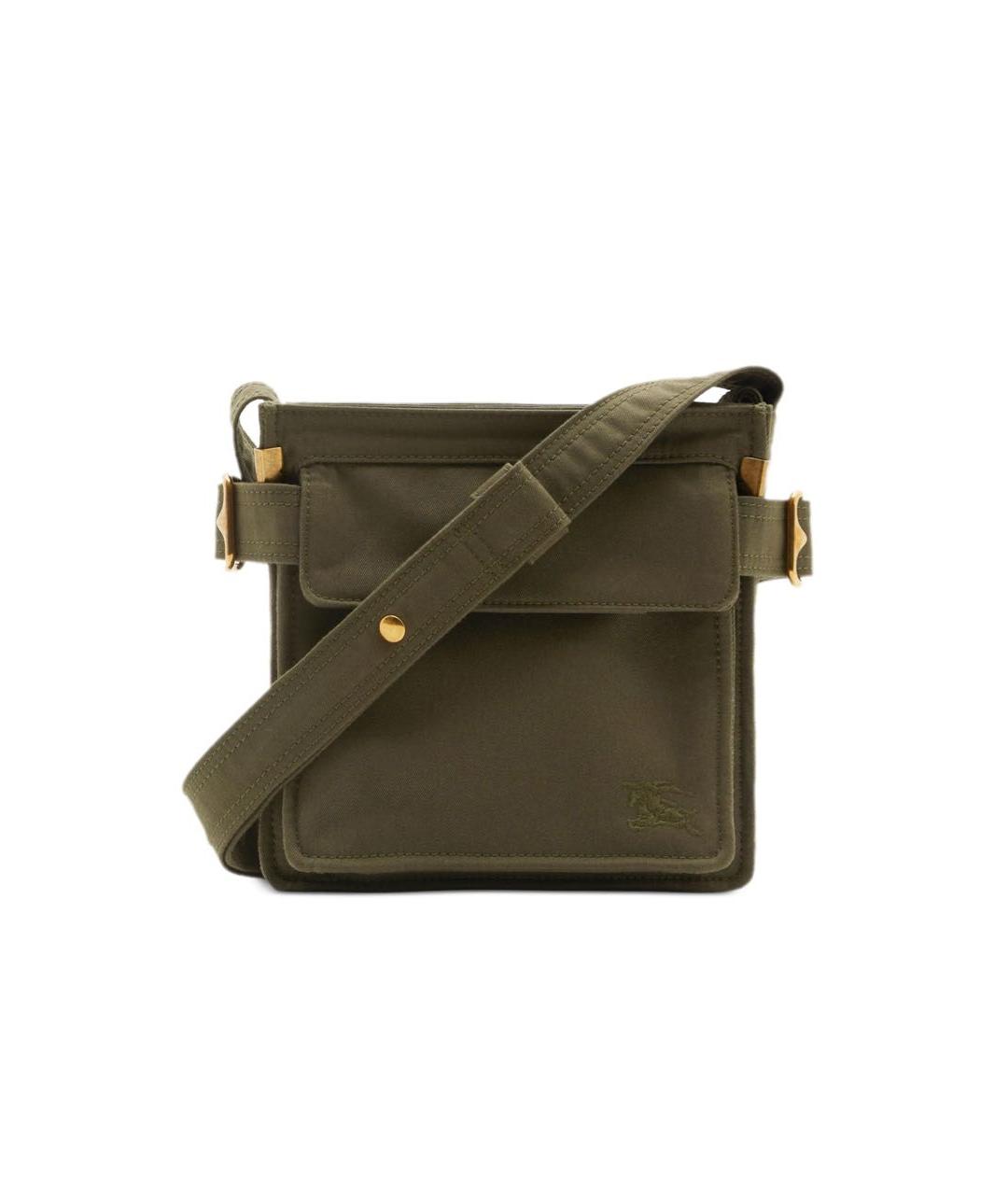 BURBERRY Хаки сумка на плечо, фото 5