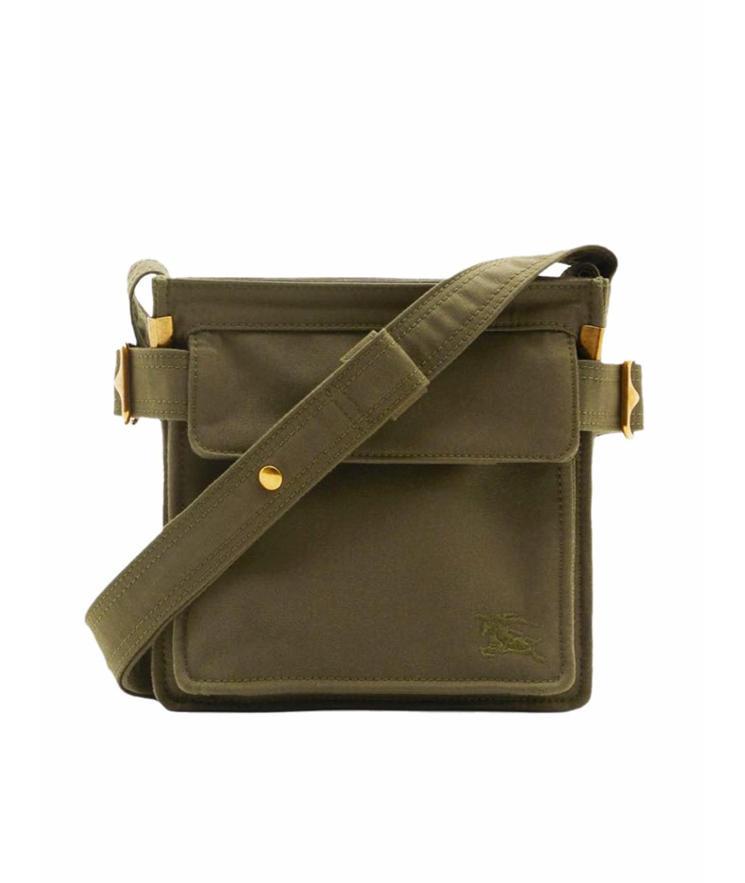 BURBERRY Хаки сумка на плечо, фото 1