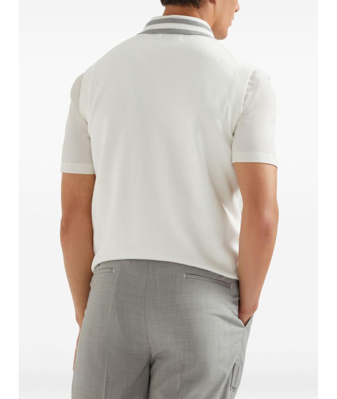 BRUNELLO CUCINELLI Белая жилетка, фото 5