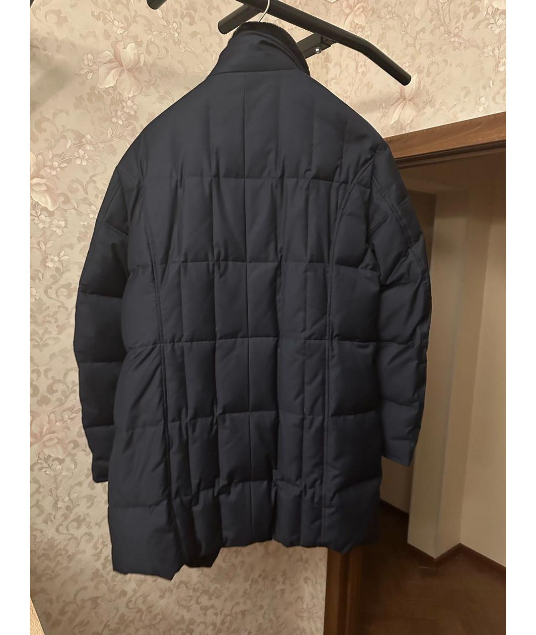 VALENTINO Синий полиэстеровый пуховик, фото 2