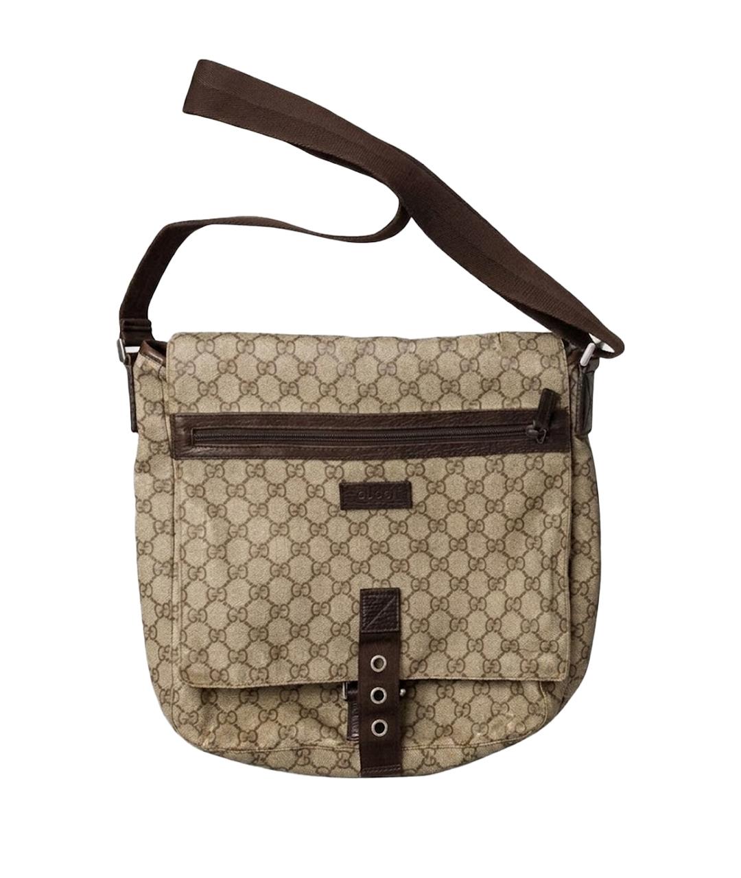 GUCCI Бежевая сумка на плечо, фото 1