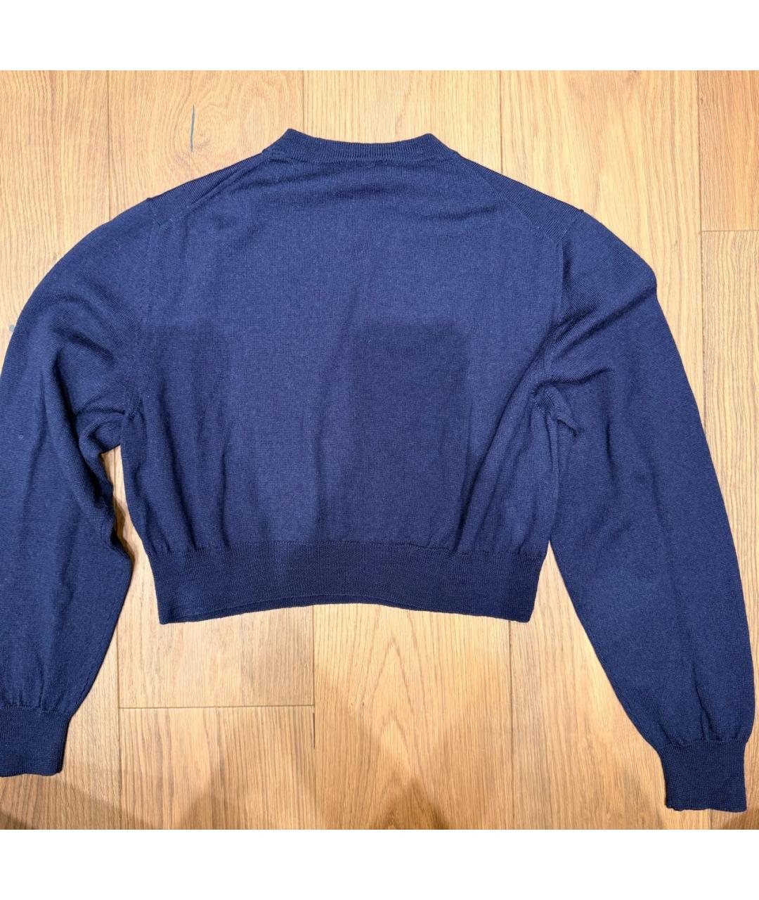 MIU MIU Темно-синий джемпер / свитер, фото 2