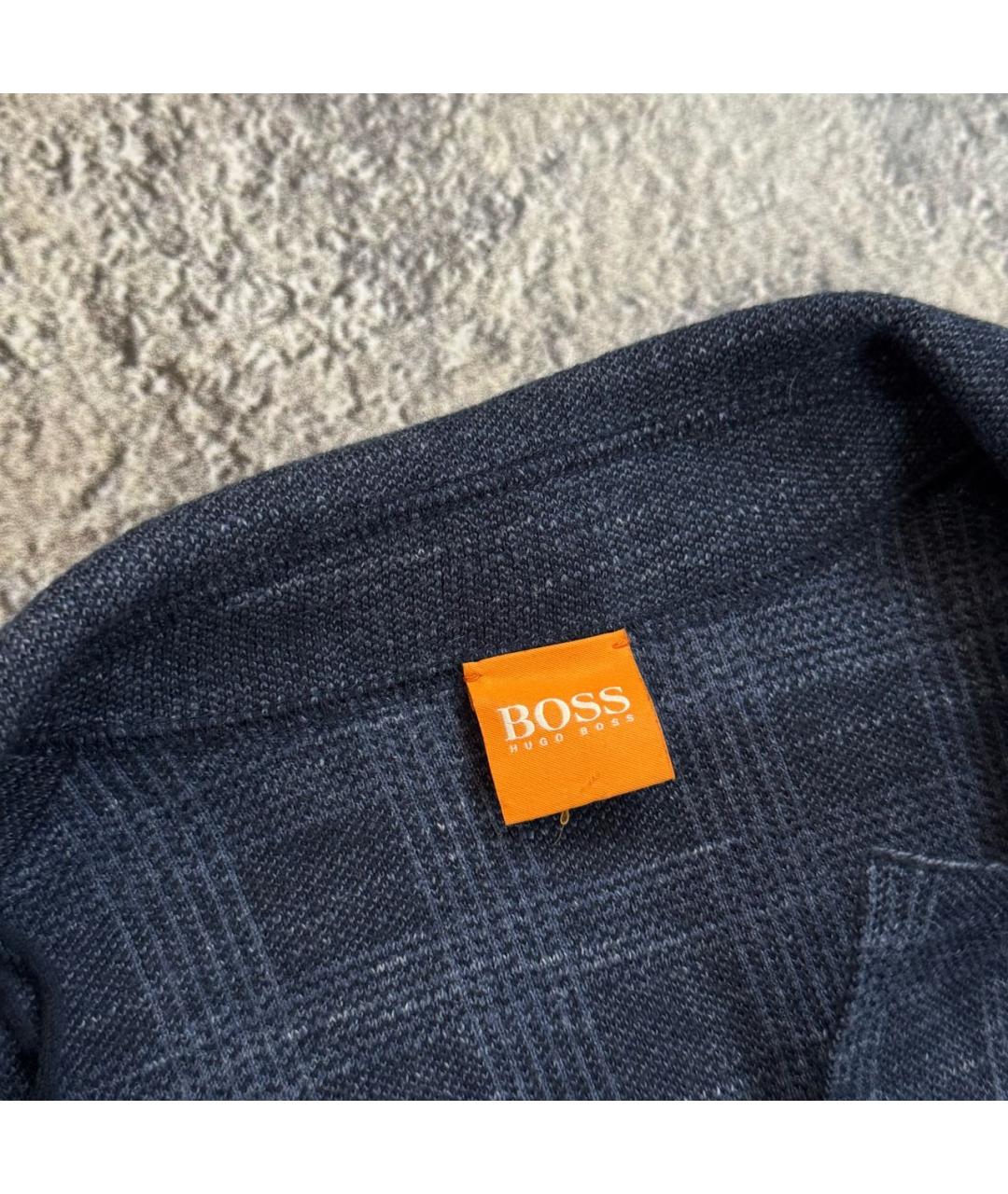 HUGO BOSS Темно-синий шерстяной пиджак, фото 3