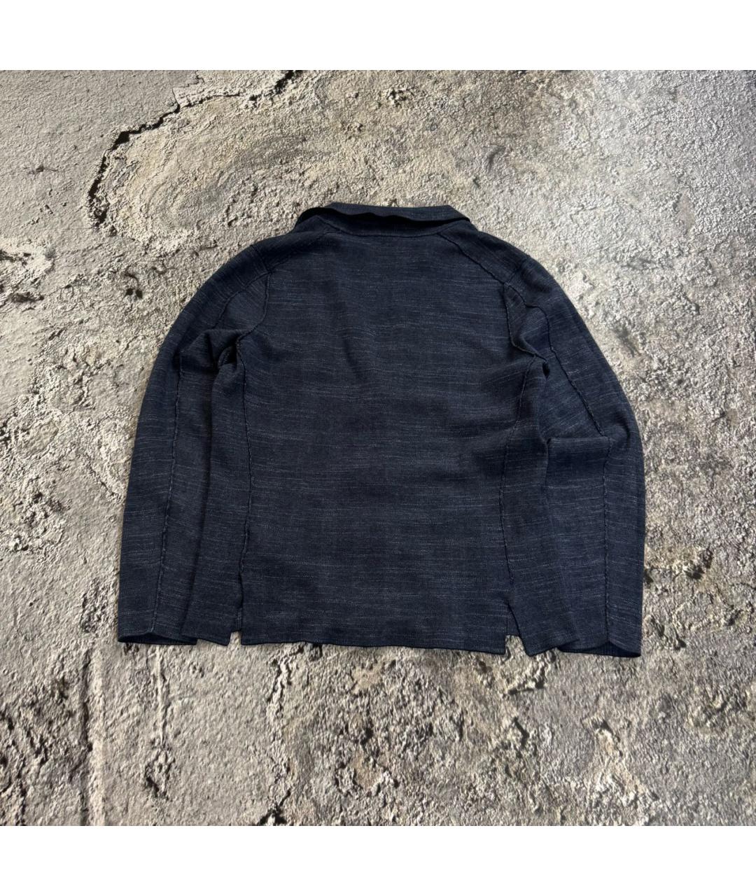 HUGO BOSS Темно-синий шерстяной пиджак, фото 2