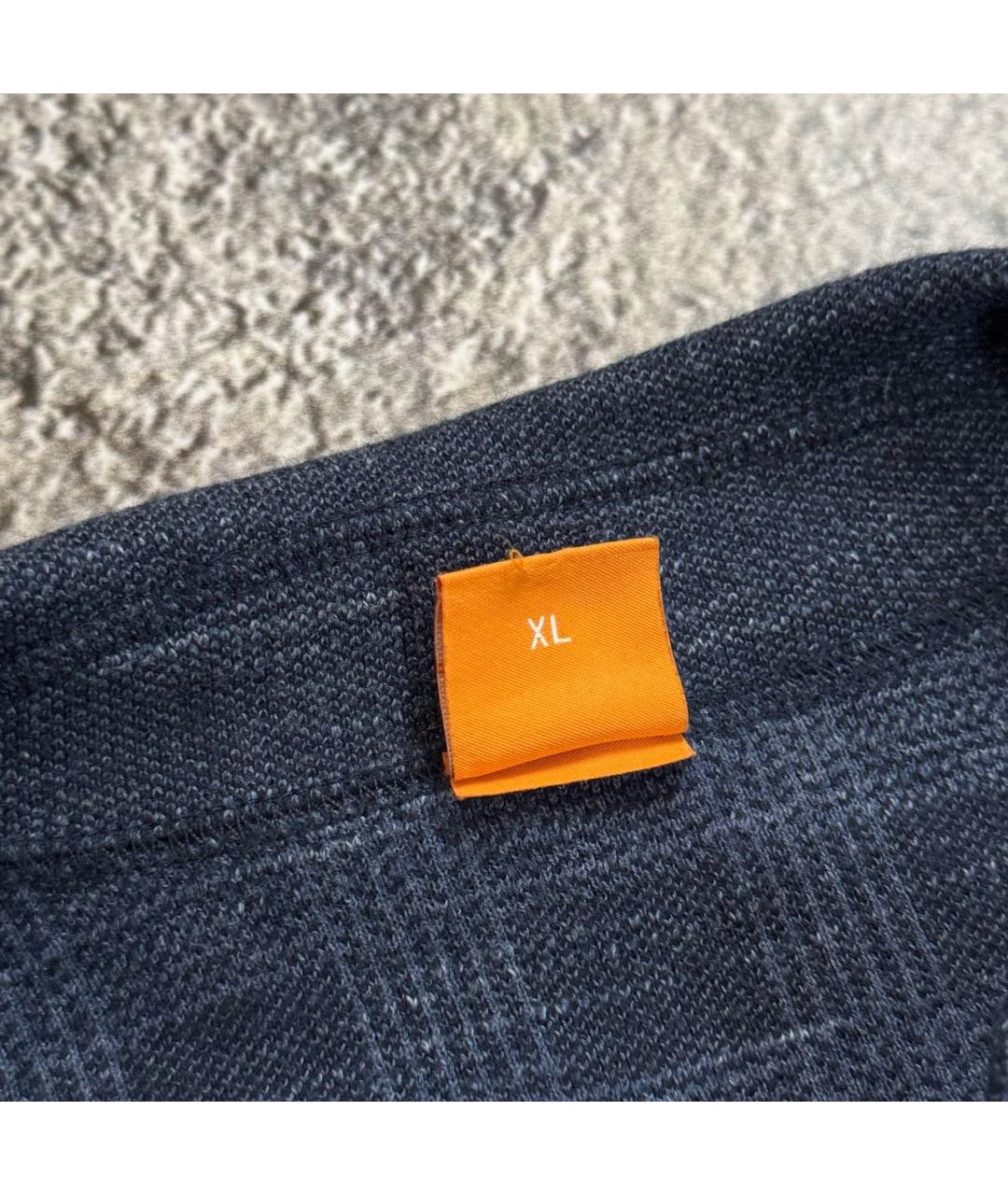 HUGO BOSS Темно-синий шерстяной пиджак, фото 8