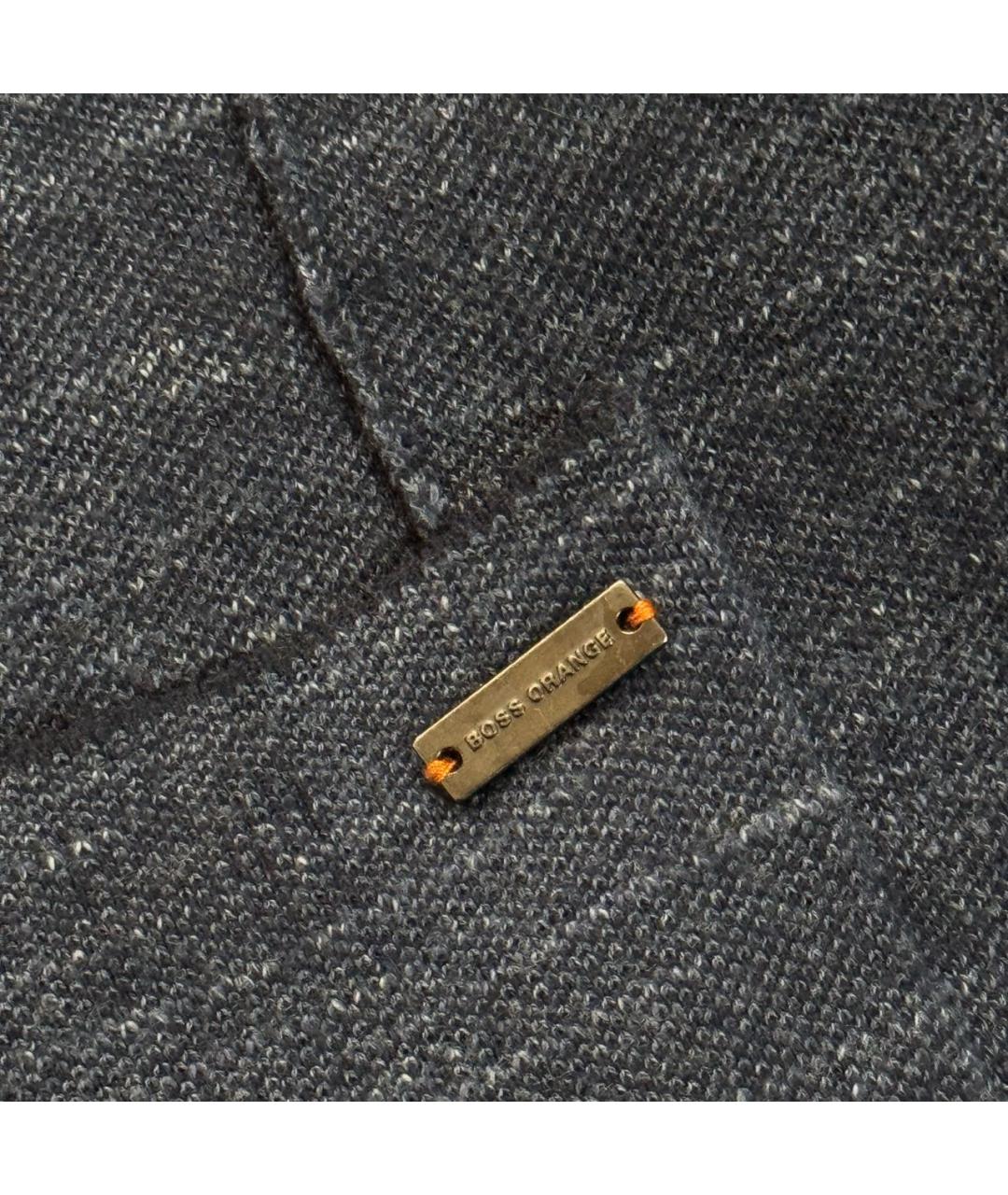 HUGO BOSS Темно-синий шерстяной пиджак, фото 4