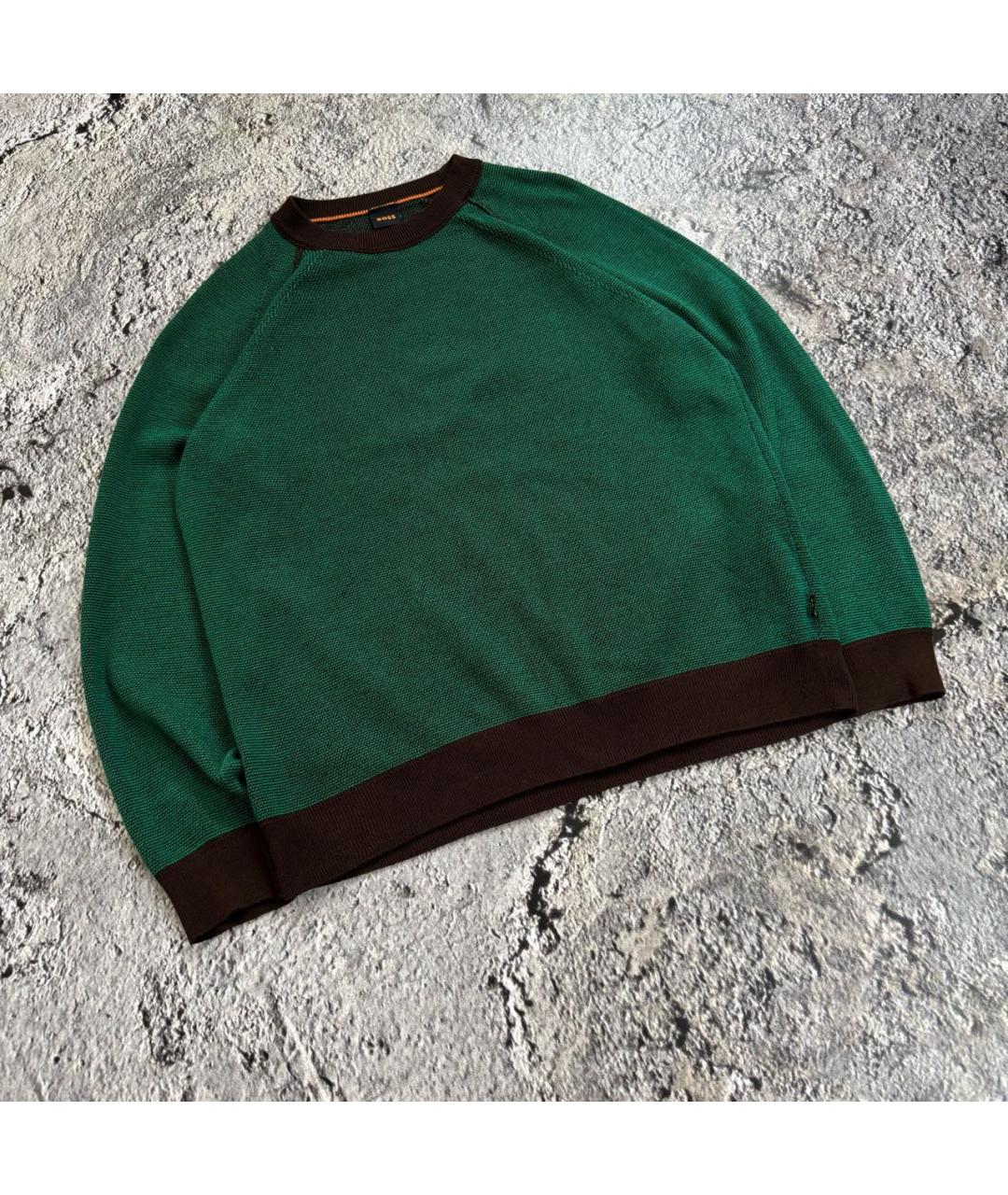 HUGO BOSS Зеленый джемпер / свитер, фото 7