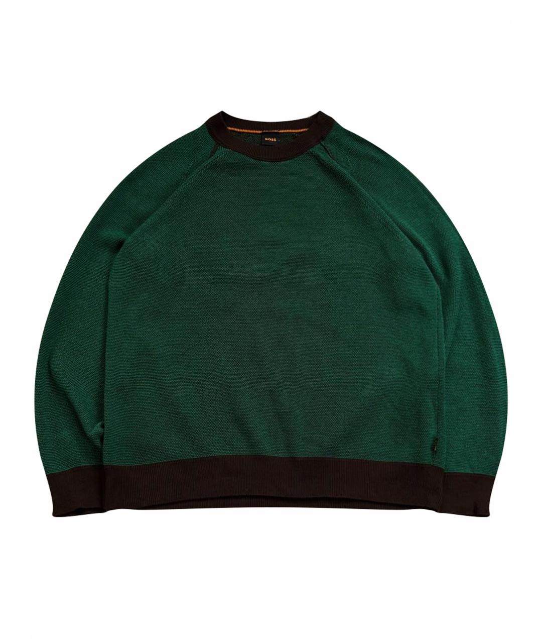 HUGO BOSS Зеленый джемпер / свитер, фото 1