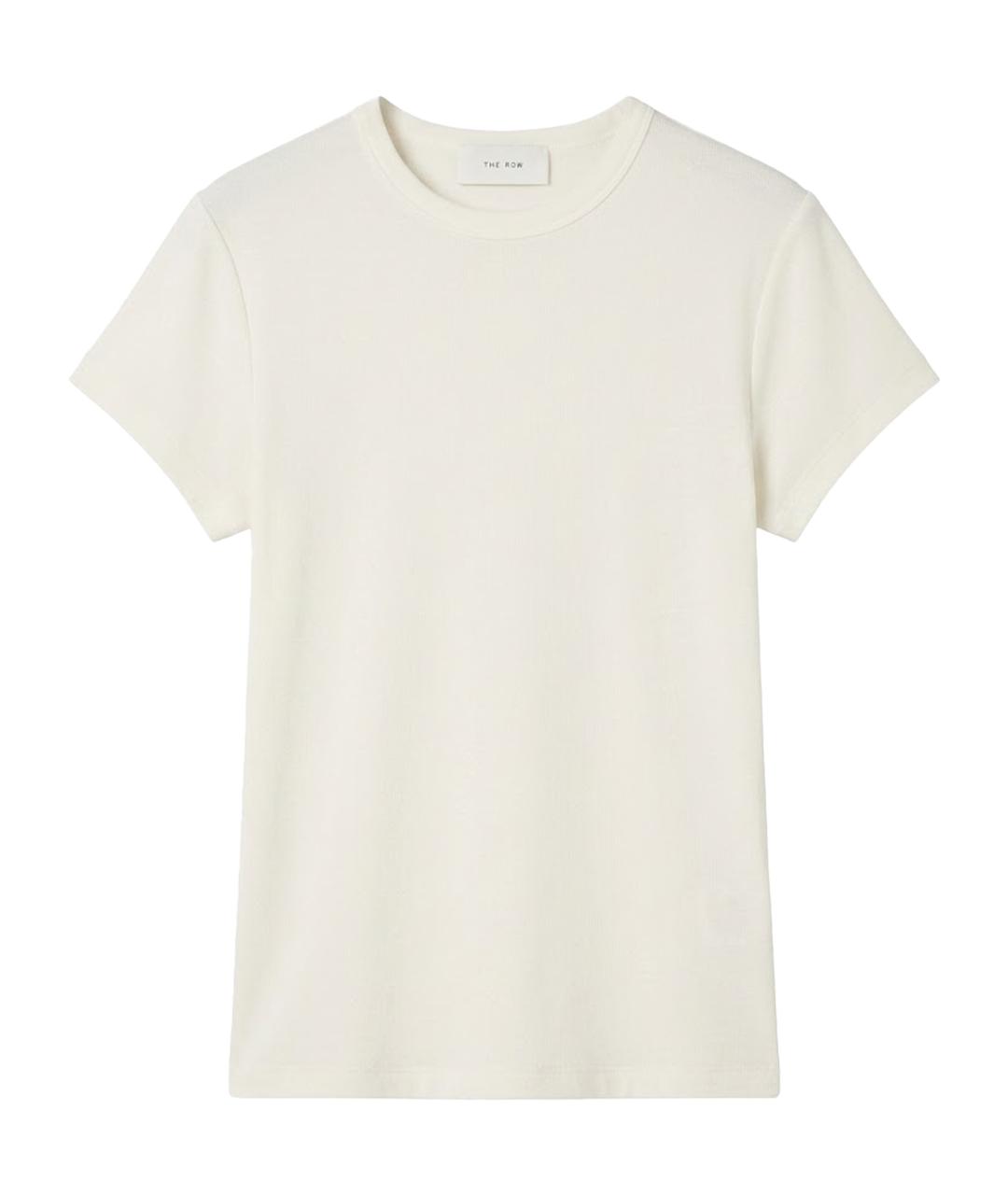 THE ROW Белая хлопковая футболка, фото 1
