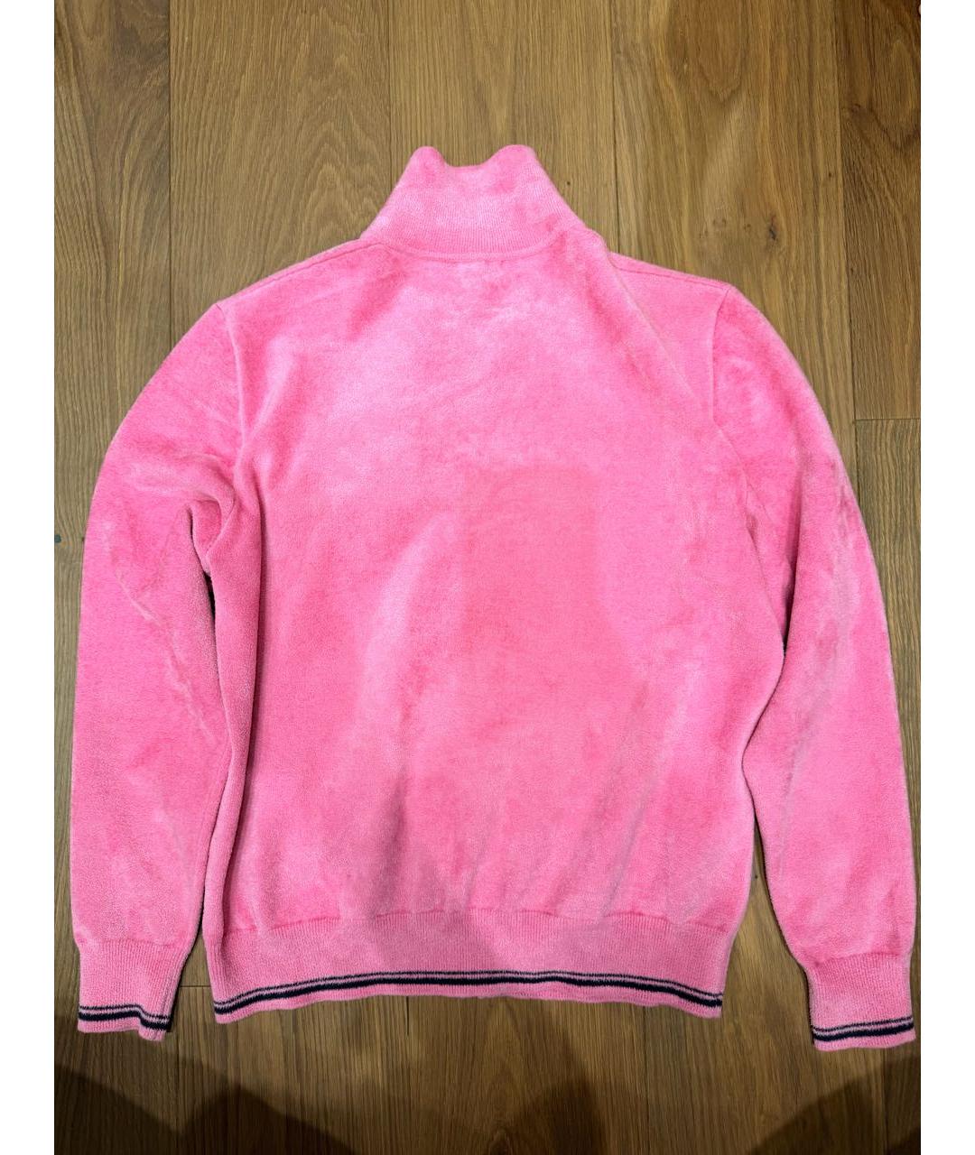 MIU MIU Розовый велюровый кардиган, фото 2