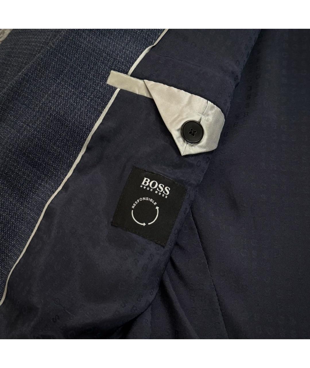 HUGO BOSS Темно-синий пиджак, фото 4