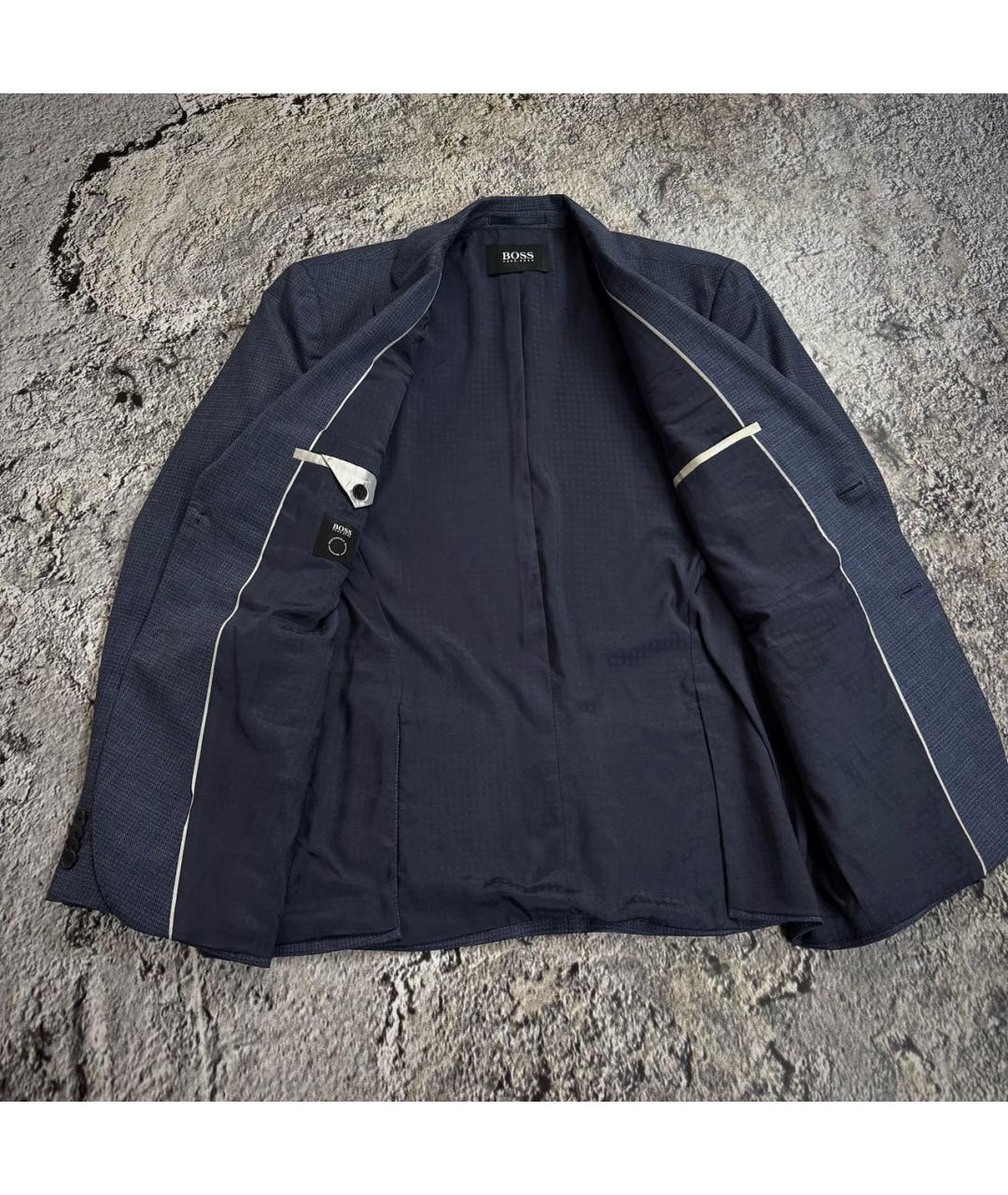 HUGO BOSS Темно-синий пиджак, фото 6