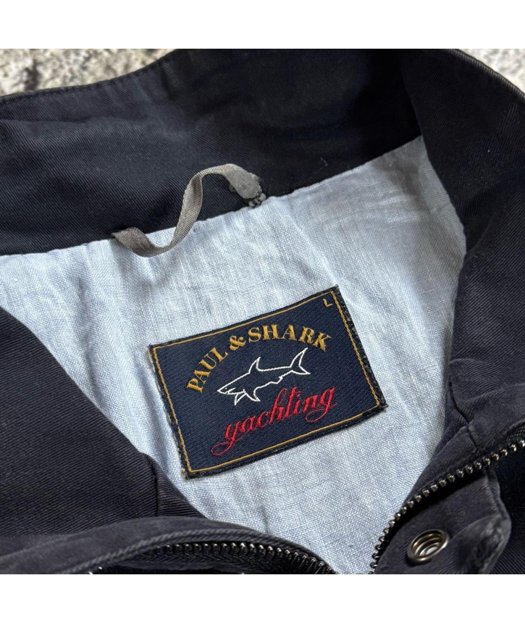 PAUL & SHARK Темно-синяя куртка, фото 3