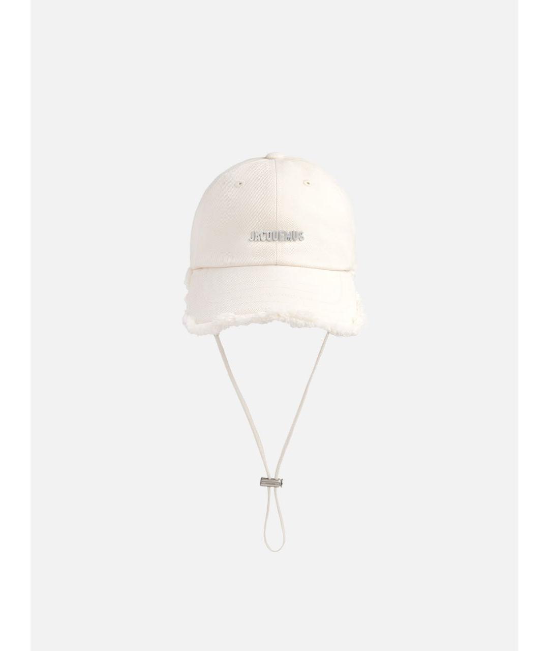 JACQUEMUS Белая хлопковая кепка, фото 9