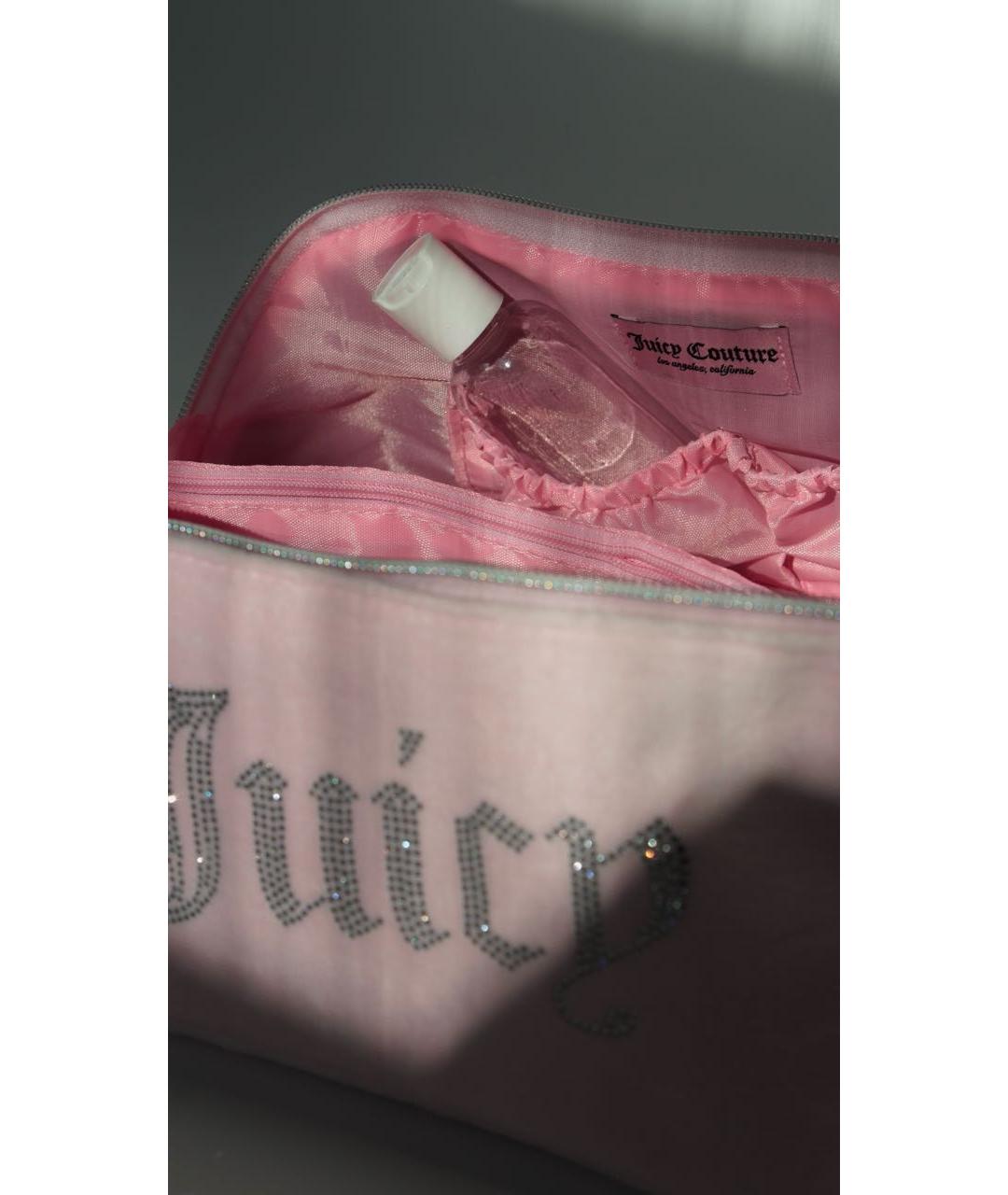 JUICY COUTURE Розовая косметичка, фото 5