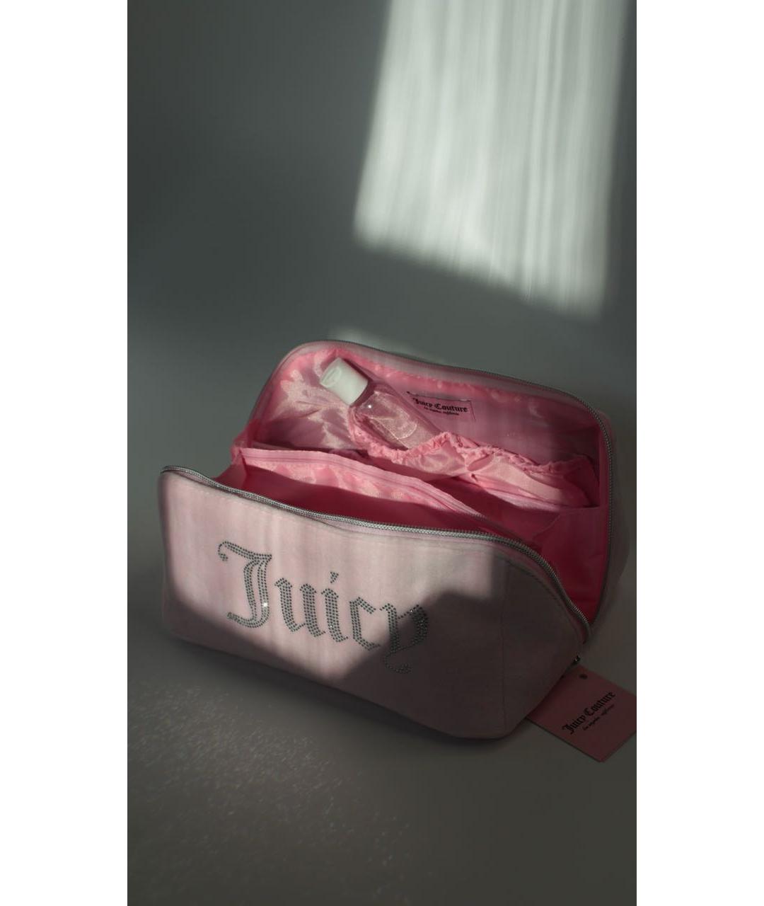 JUICY COUTURE Розовая косметичка, фото 4