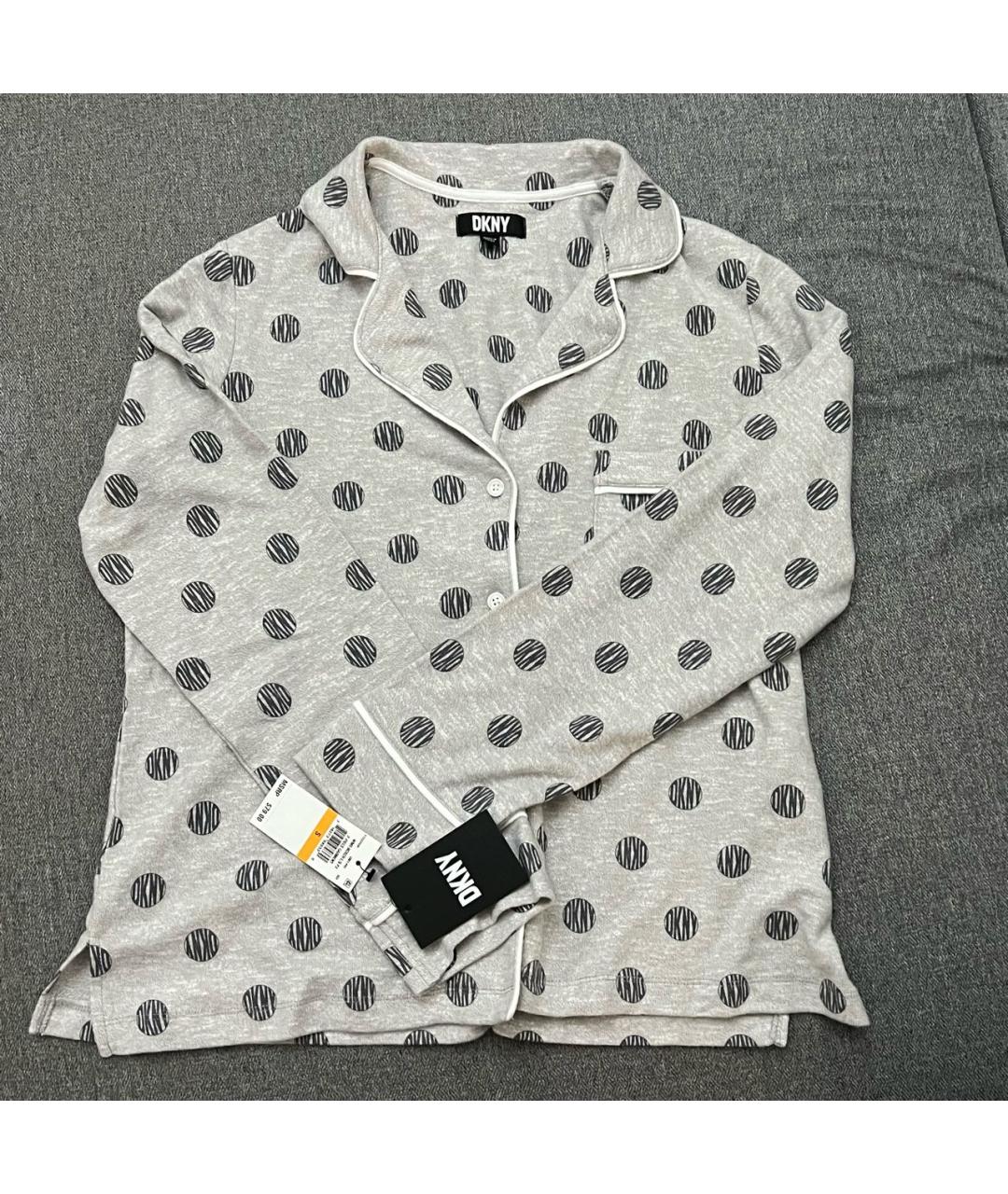 DKNY Серая пижамы и сорочки, фото 3