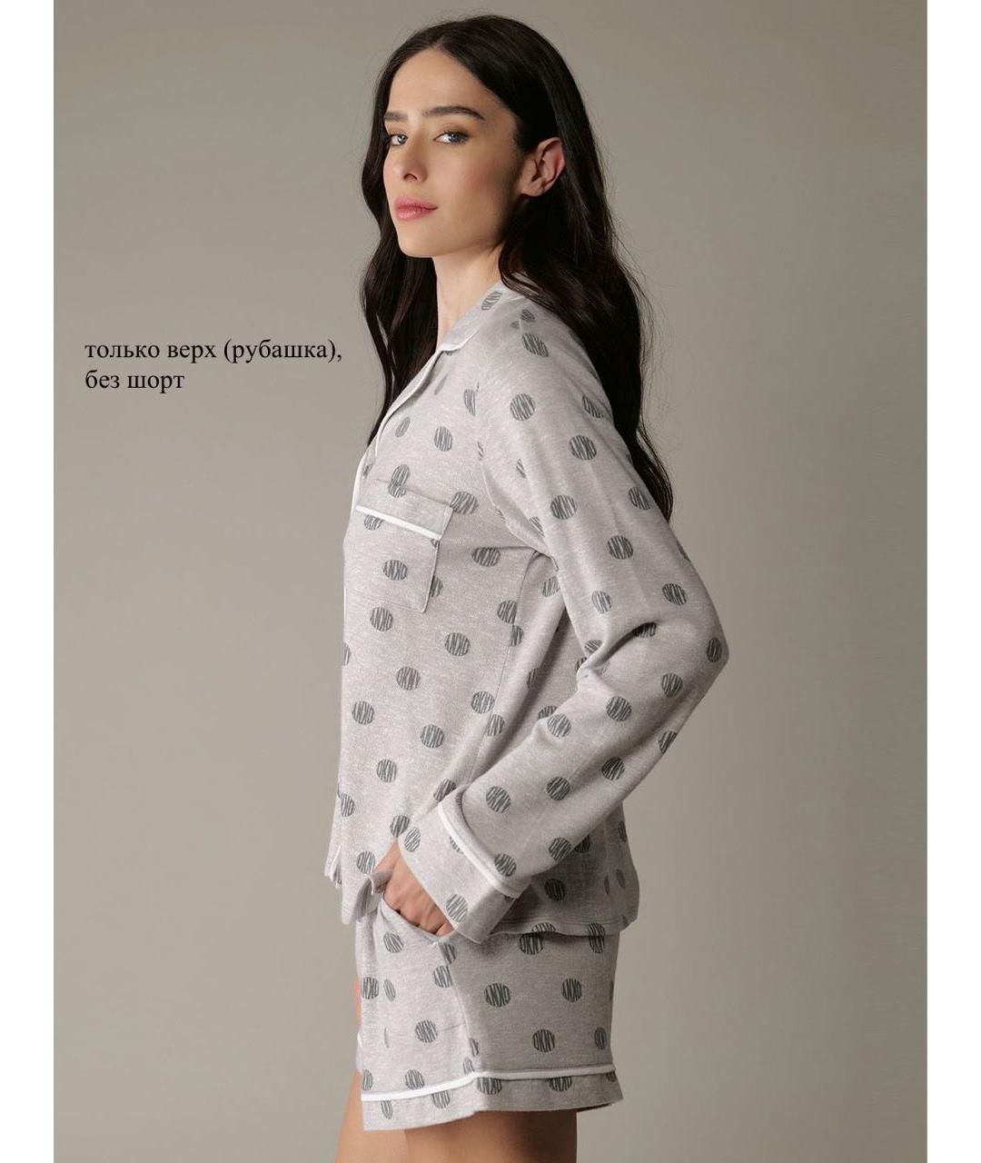 DKNY Серая пижамы и сорочки, фото 7