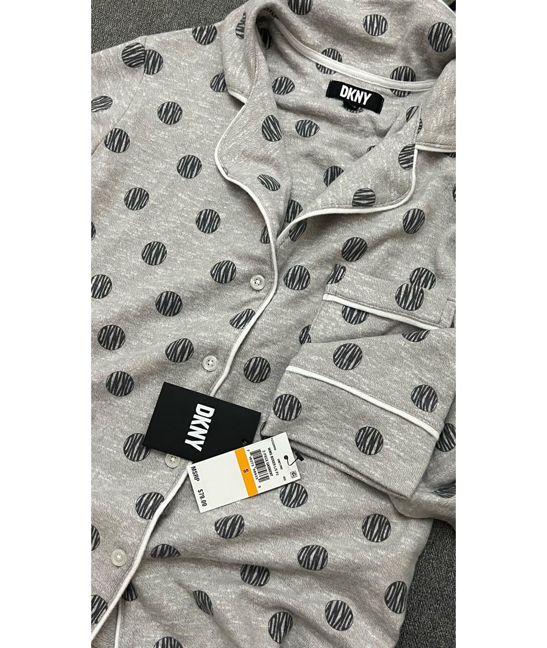 DKNY Серая пижамы и сорочки, фото 2