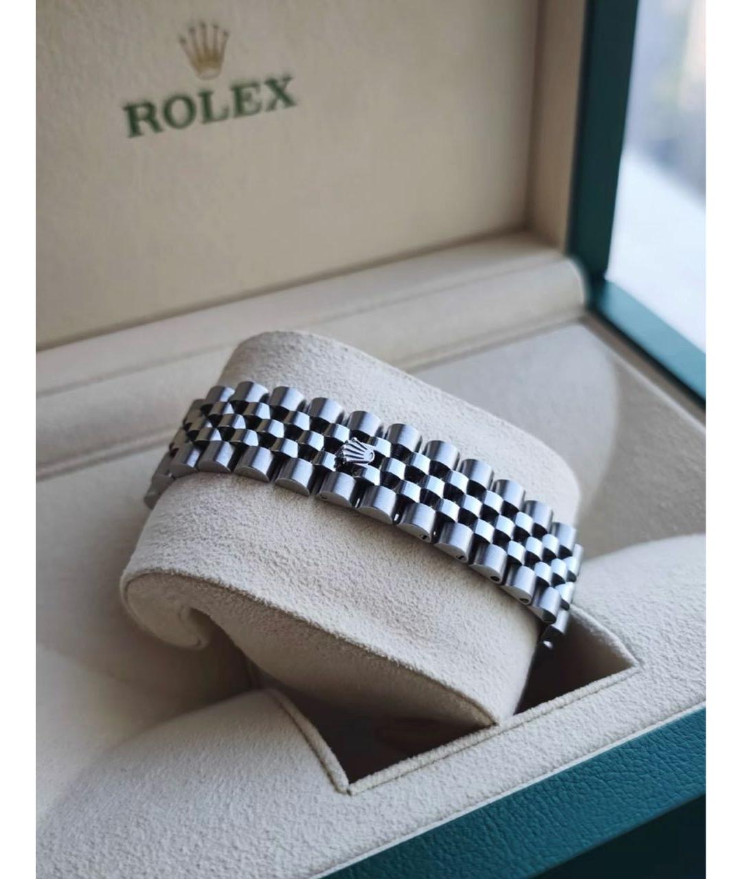 ROLEX Серебряные часы, фото 5