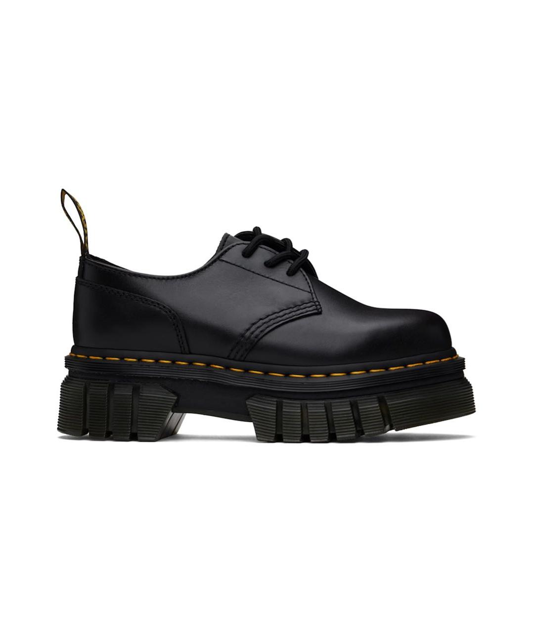 DR. MARTENS Черные кожаные брогги и оксфорды, фото 5