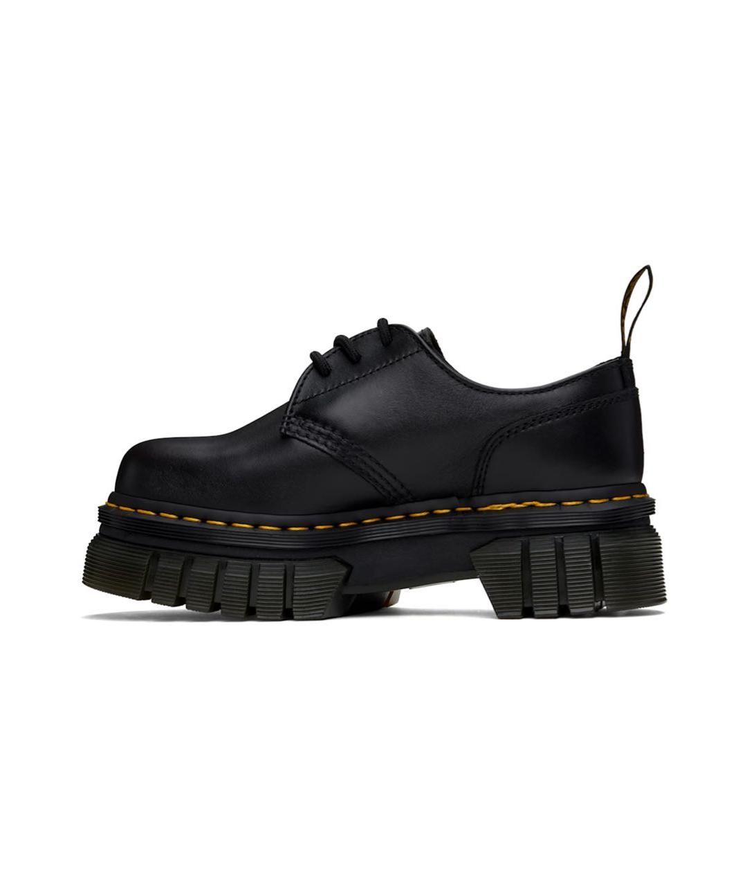 DR. MARTENS Черные кожаные брогги и оксфорды, фото 7