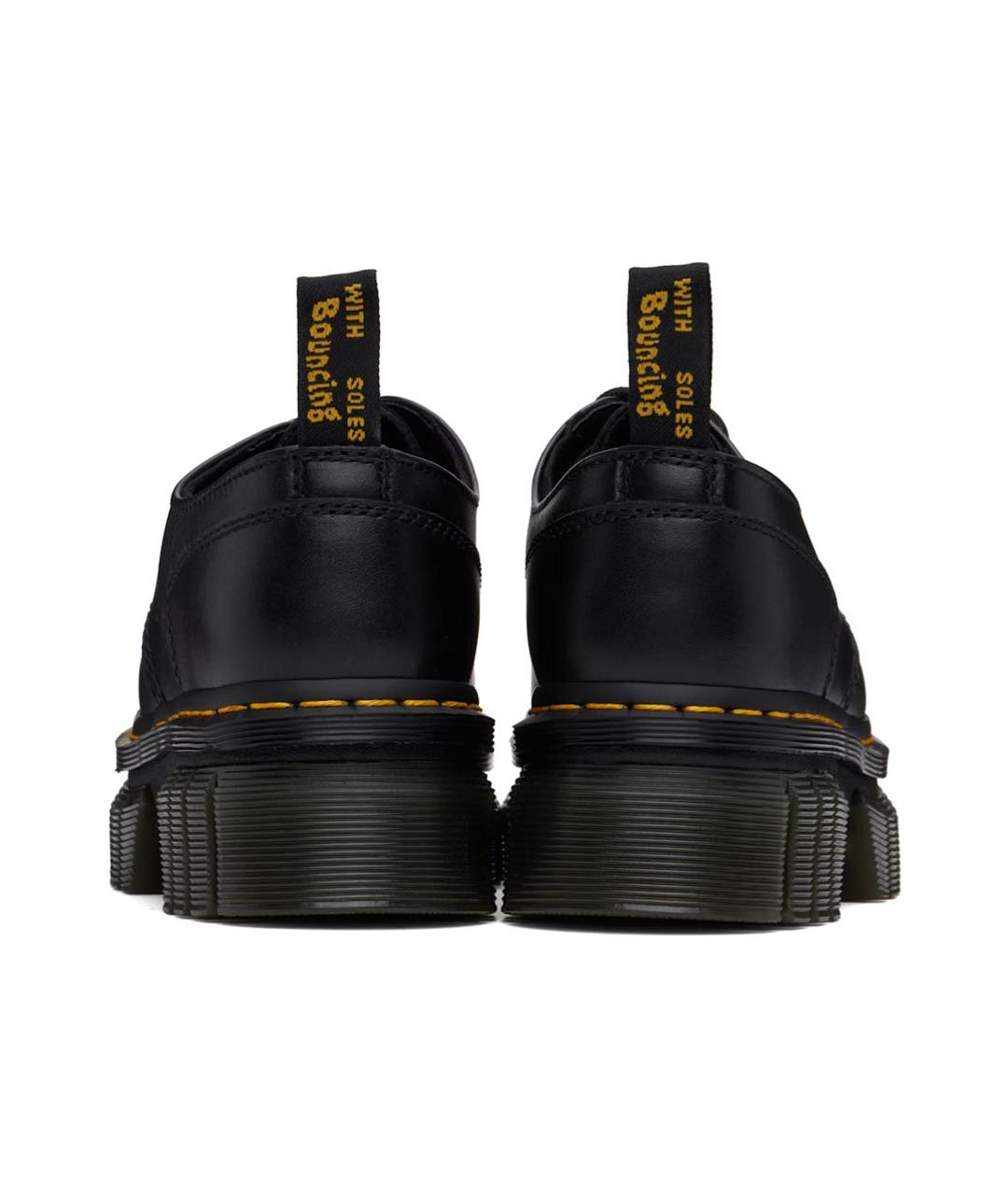 DR. MARTENS Черные кожаные брогги и оксфорды, фото 6